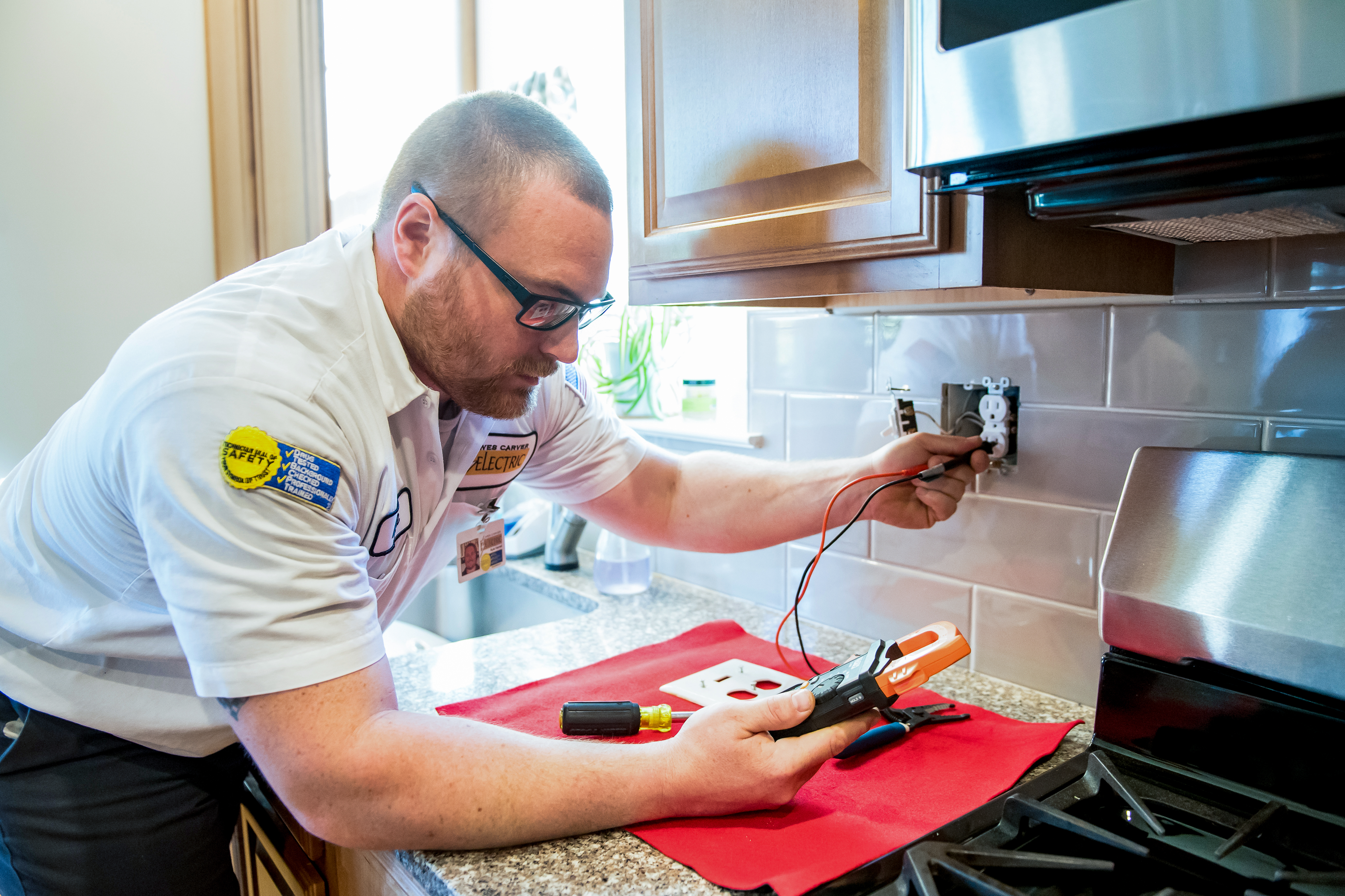 Wes Carver Electric ensures expert electrical services with professional care and quality right in your home.