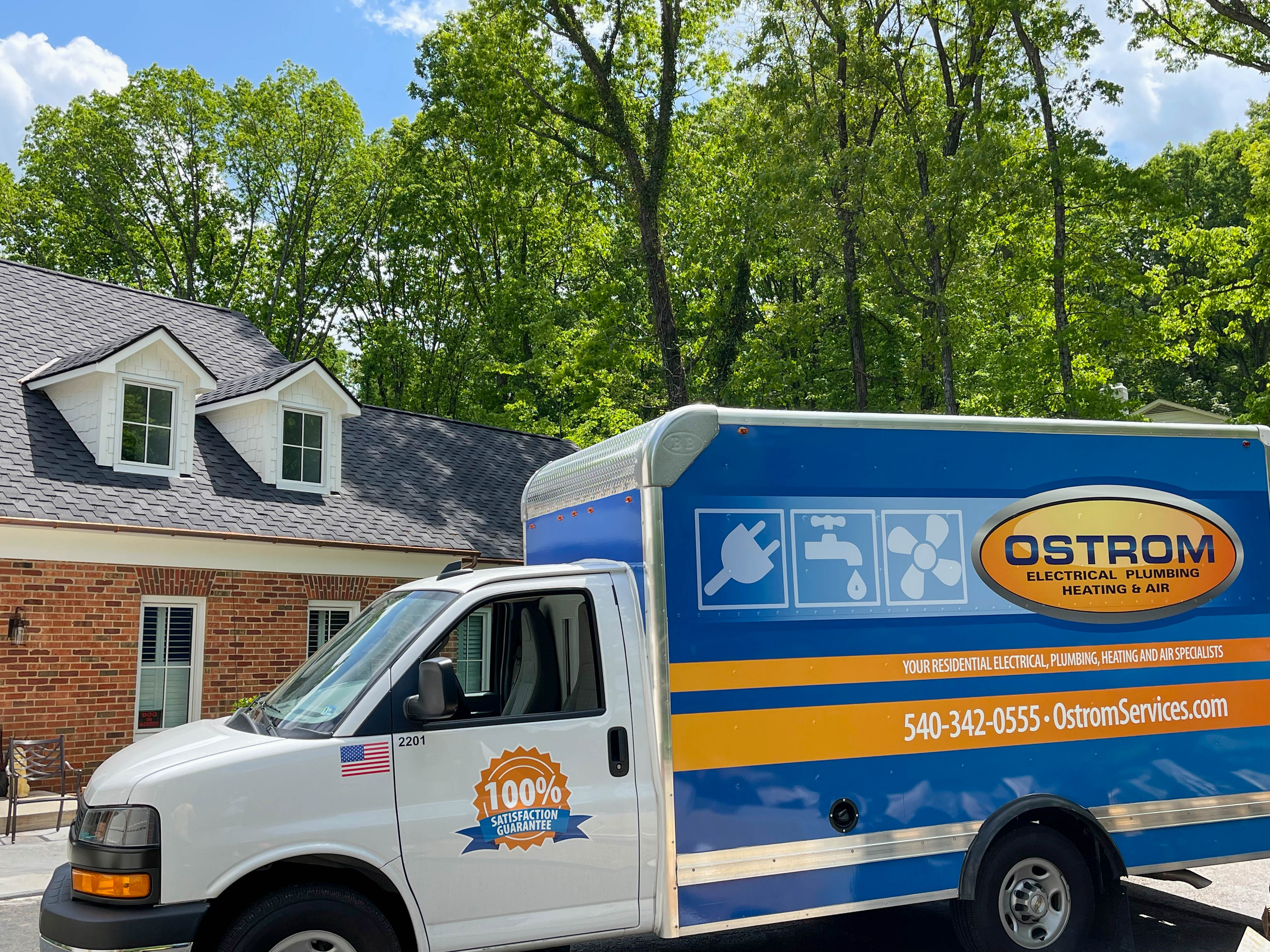 Trust Ostrom Electrical Plumbing Heating & Air Conditioning for your home's comfort with guaranteed satisfaction. Call 540-342-0555 for unmatched service!