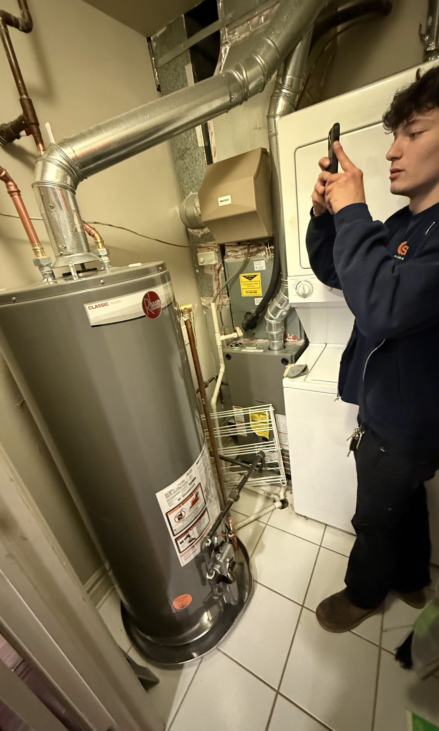 Our technicians at Oasis Heating and Cooling document every service to ensure reliable, professional water heater and HVAC care for your home.