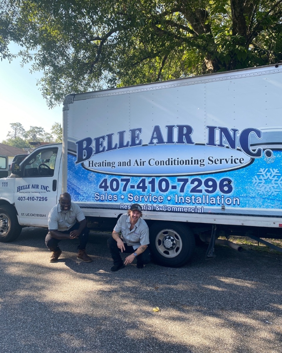Experience top-notch heating and air conditioning services with Belle Air, where customer satisfaction is our priority.