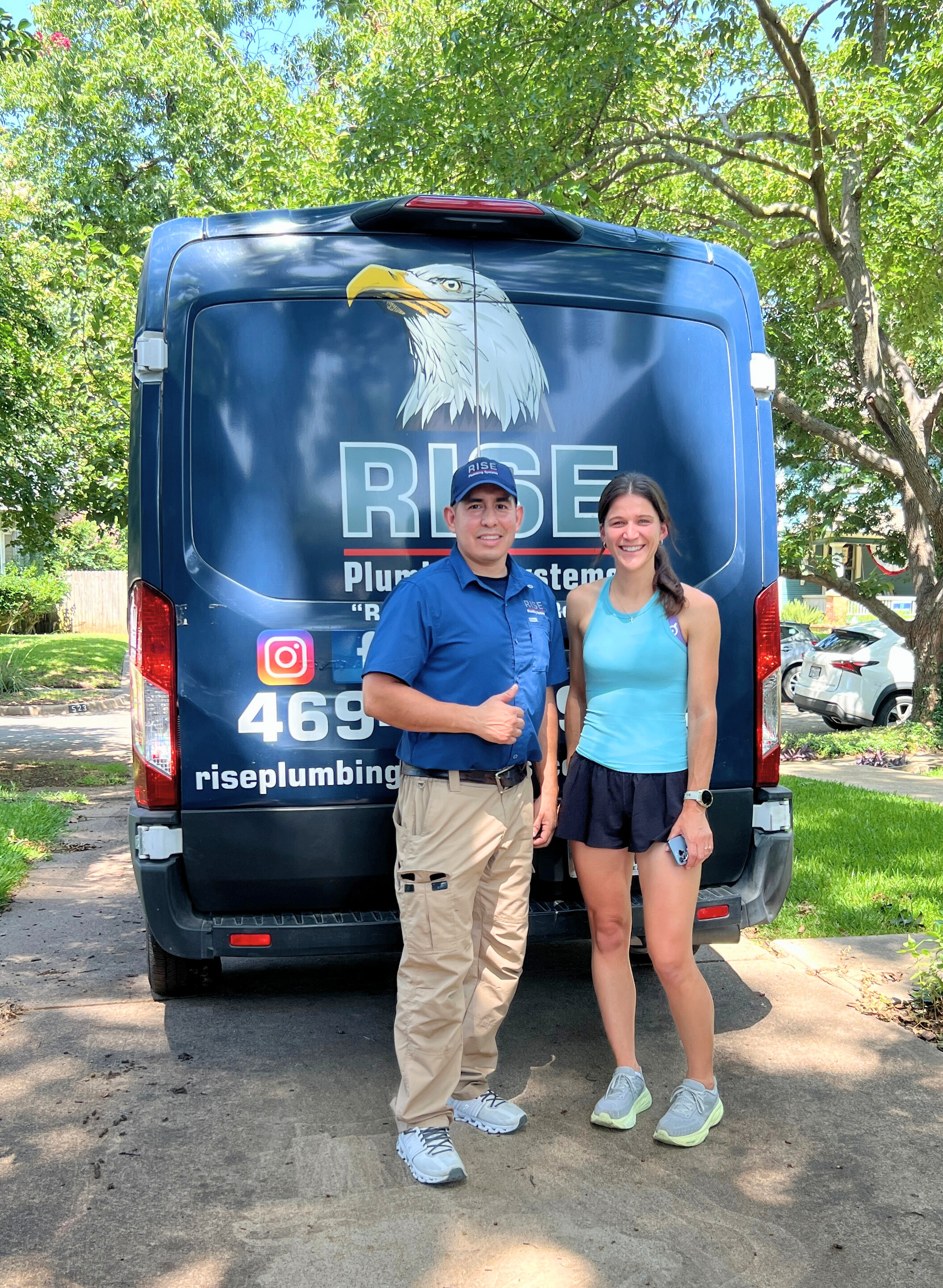Friendly, professional service at your home creates confidence, and Rise Plumbing Systems shows reliable workmanship and care.