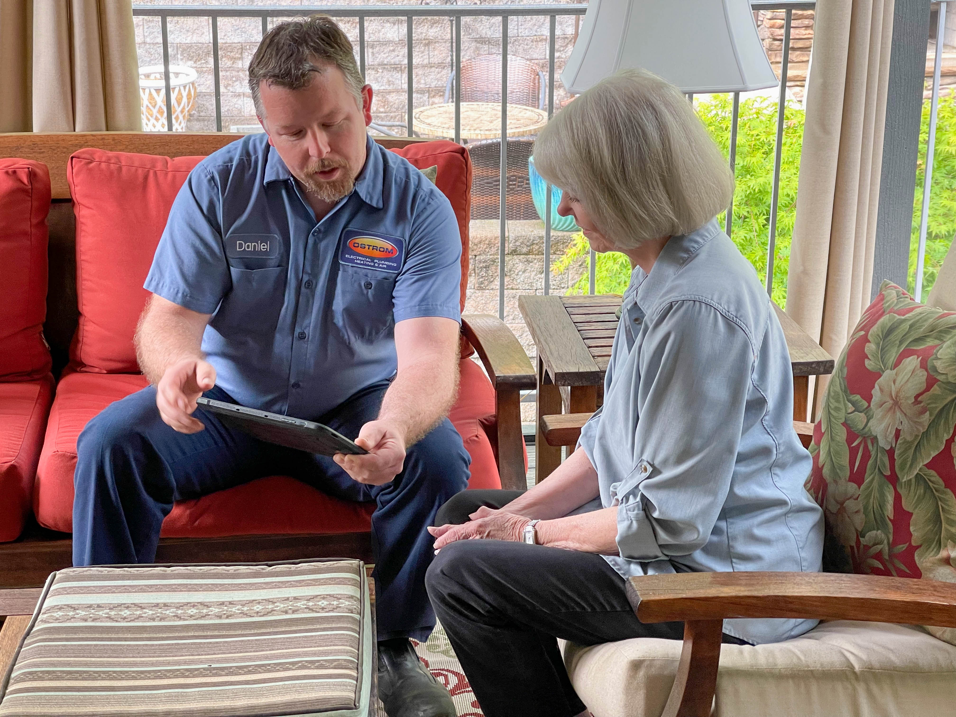 Experience quality and professional service with Ostrom Electrical Plumbing Heating & Air Conditioning, where customer satisfaction comes first.
