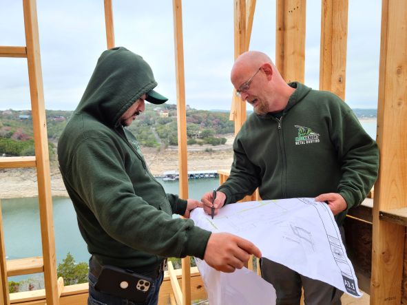 Trust Green Knight® Metal Roofing for expert on-site project consultations, ensuring your roofing needs are met with precision and care.