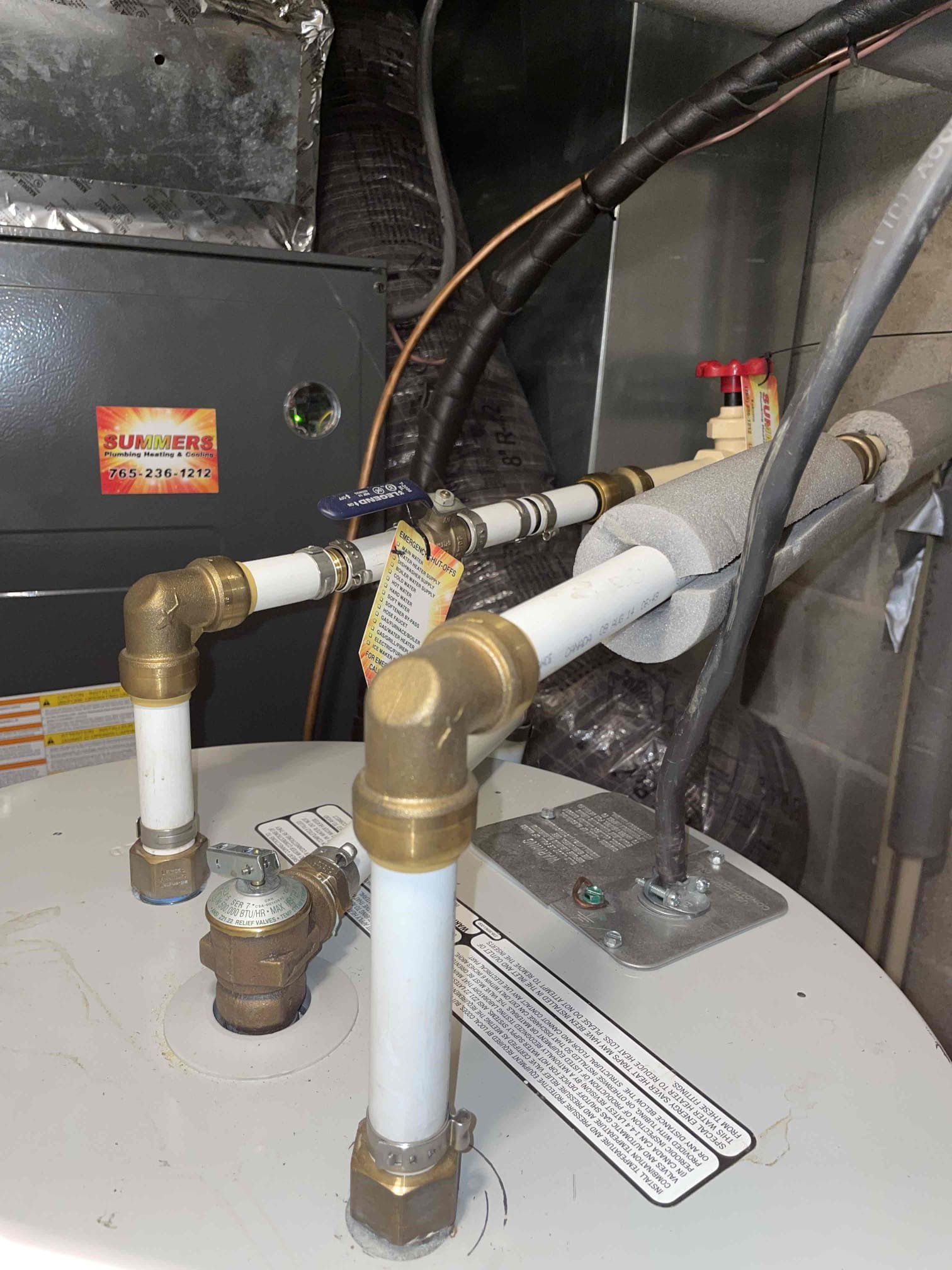 Ensure quality and professionalism in your plumbing needs with Summers Plumbing Heating & Cooling.