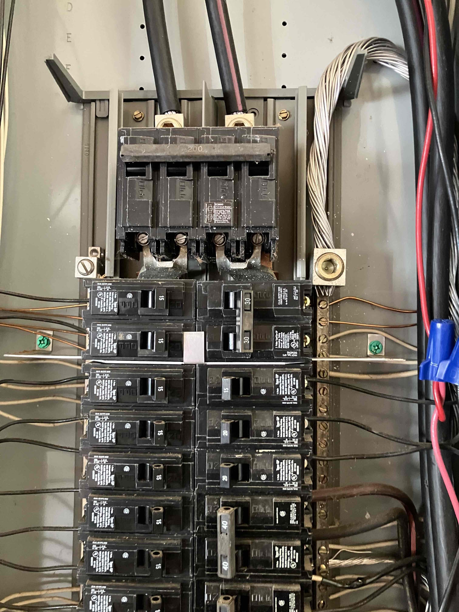 Dawson's Electric & Air delivers reliable, professional electrical work you can trust, showing neat breaker installation and secure connections.