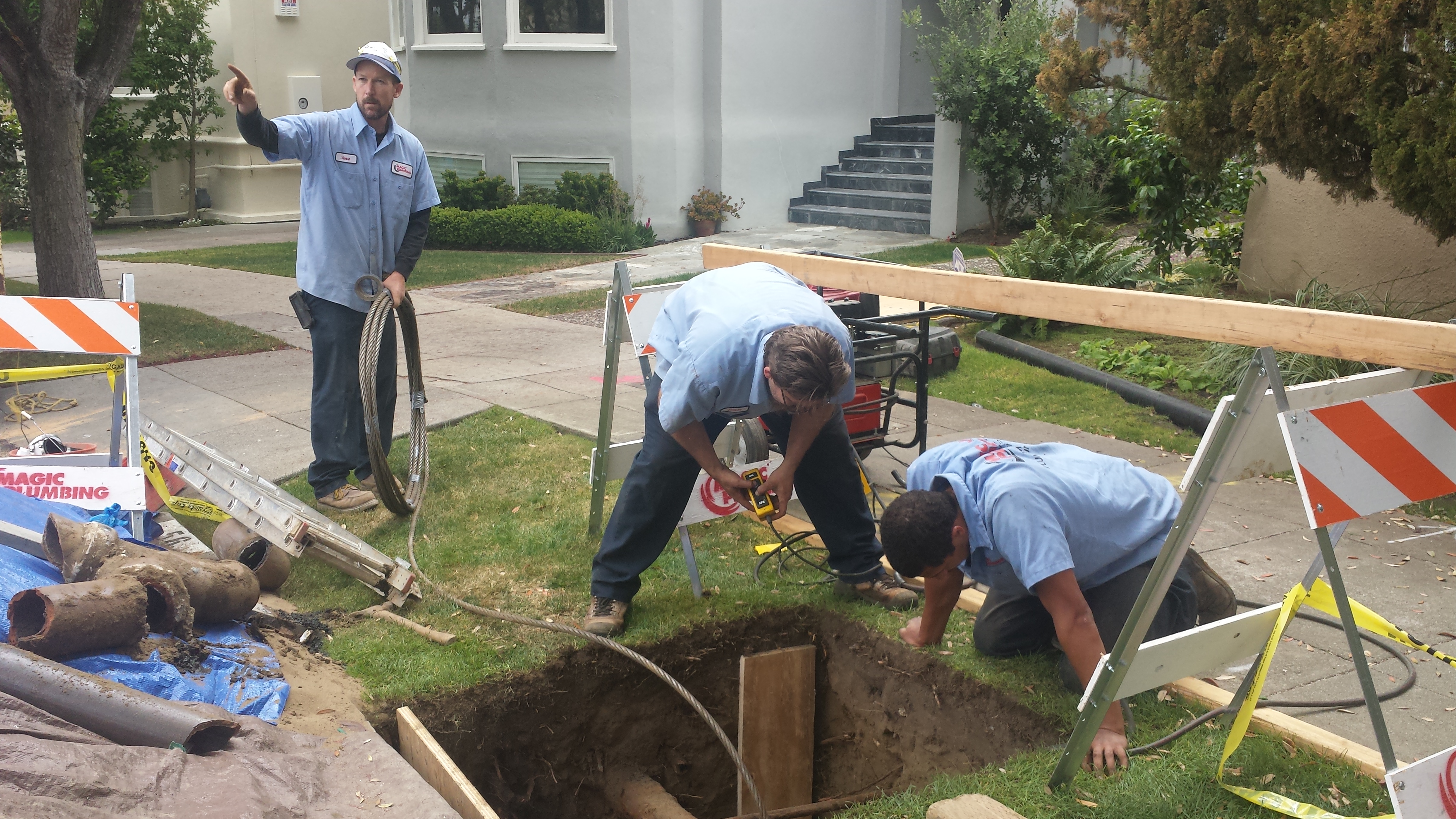 Focused and careful excavation repairs show how Magic Plumbing Heating & Cooling delivers reliable, value-driven plumbing work to homeowners.