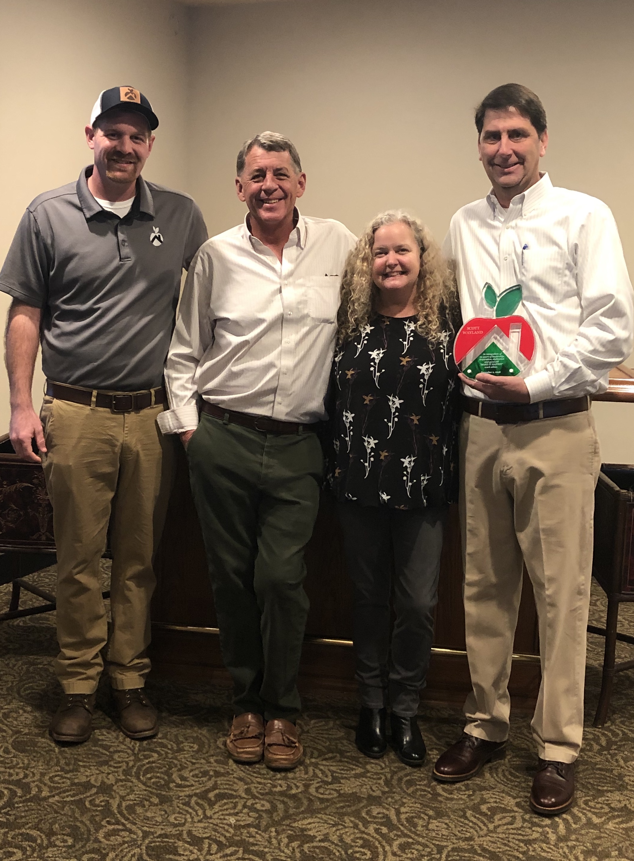 Celebrating teamwork and community recognition, Appleton Campbell proudly shares this moment of trusted service and accomplishment.