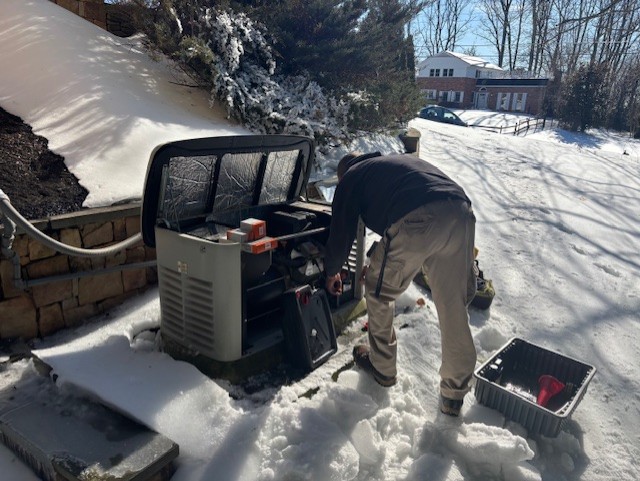 Parrish Services responds quickly in winter to keep your home systems running, demonstrating dependable craftsmanship and care.