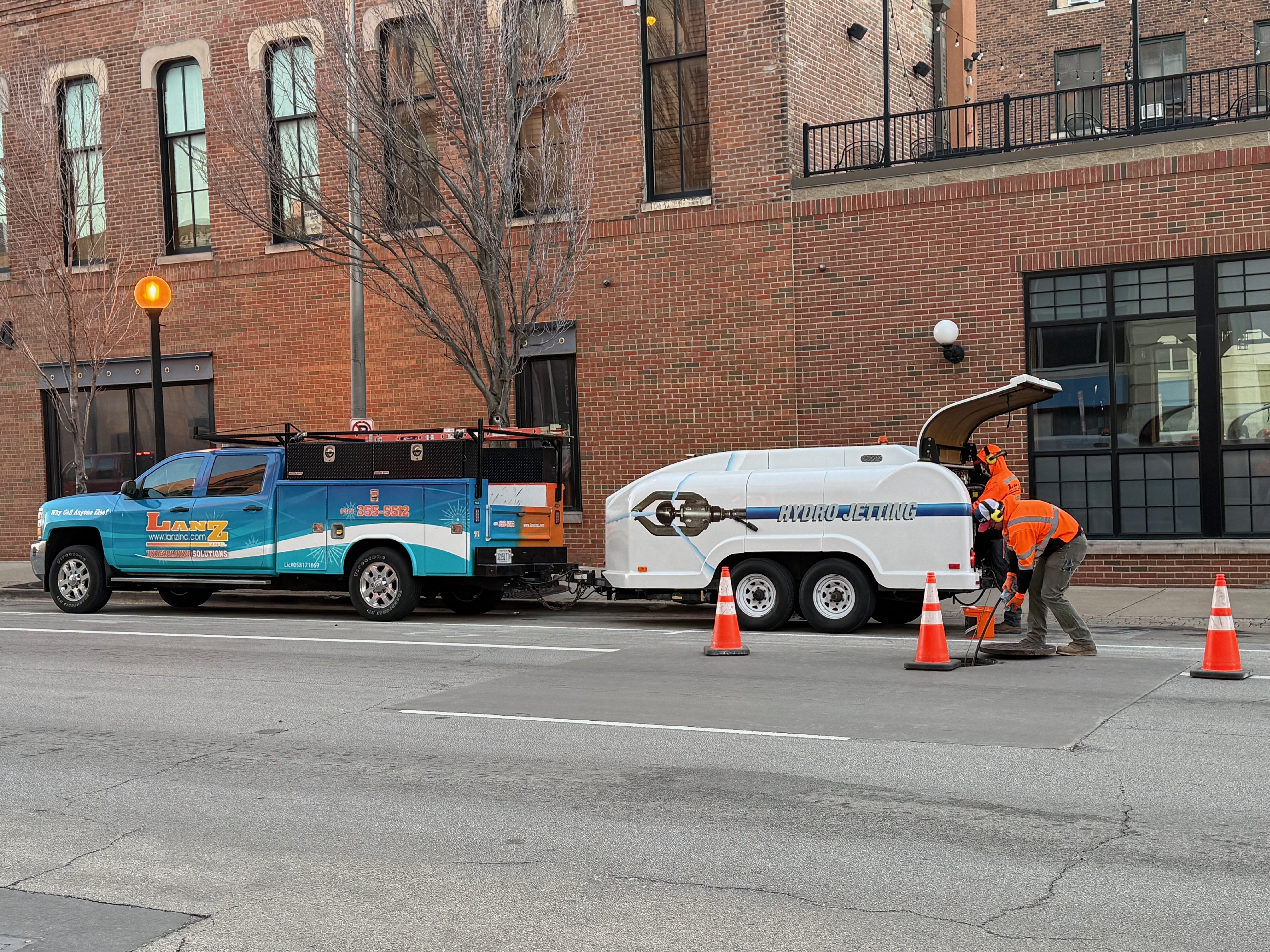 Experience the reliable and professional service of Lanz Plumbing, Heating & Cooling, Inc. with cutting-edge hydro jetting solutions.