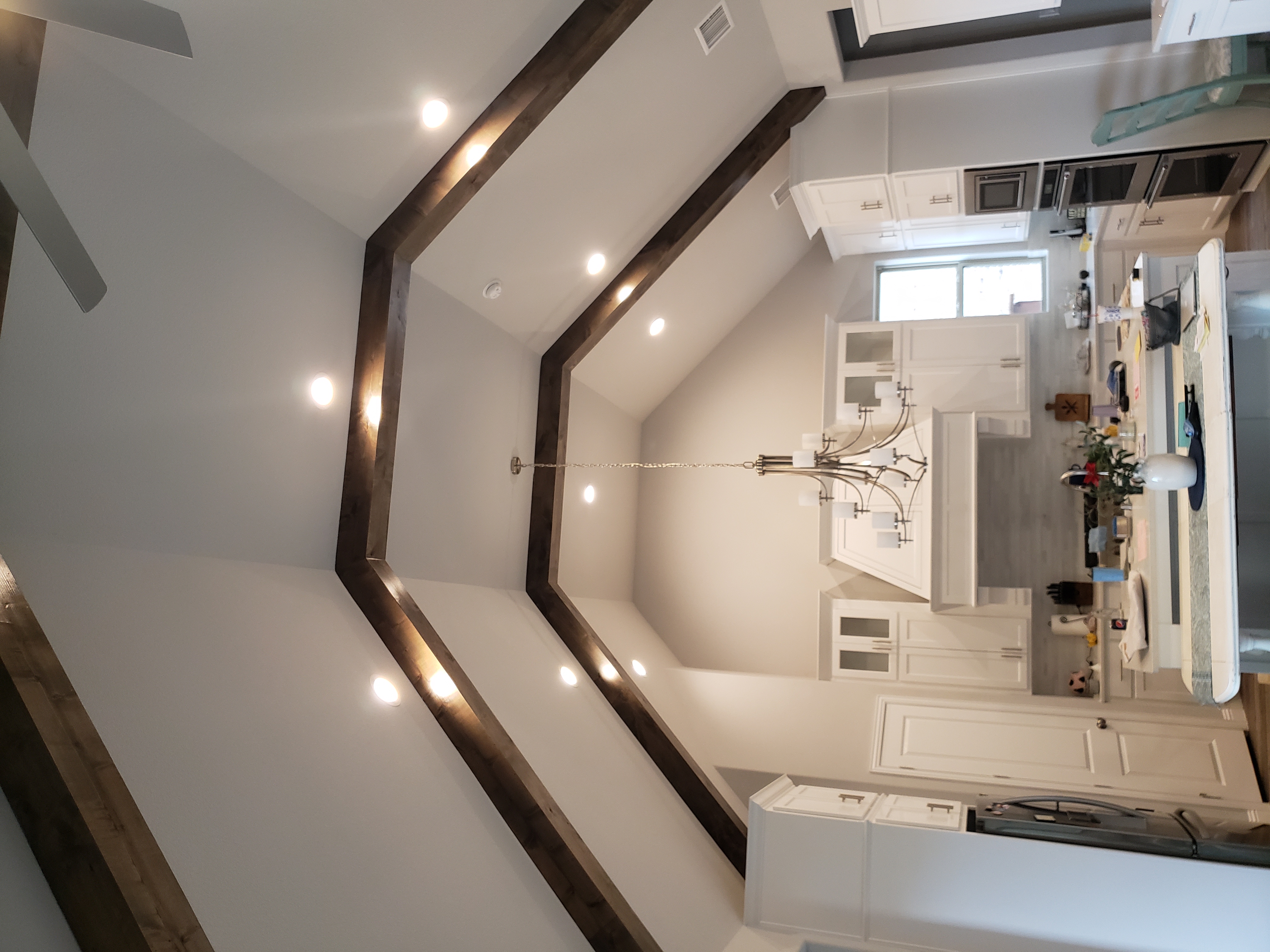 Illuminate your home with Blue Line Electric's exceptional lighting installation, bringing warmth and style to every corner.