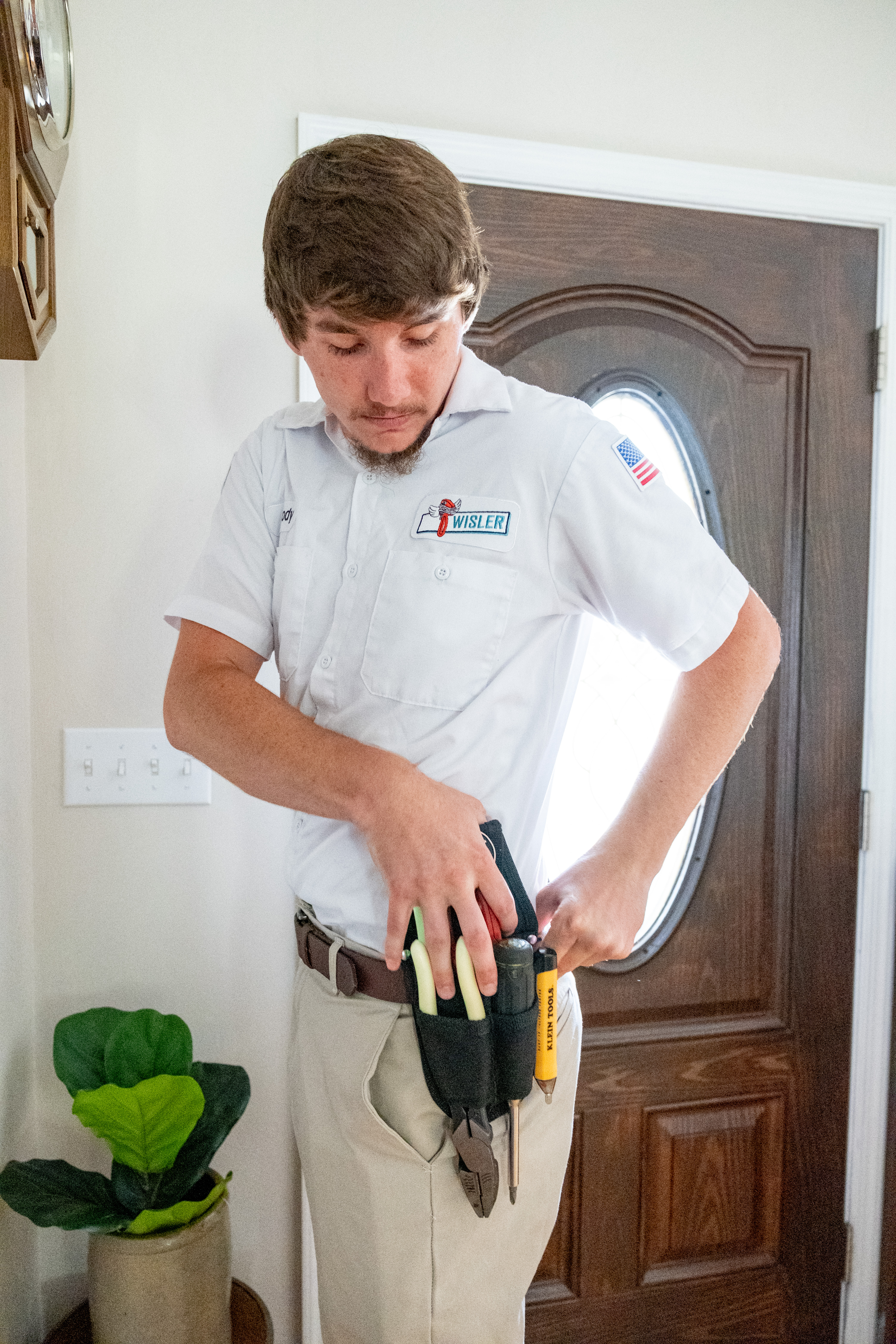 Experience professional in-home service with Wisler Plumbing, Heating, Cooling and Electrical.
