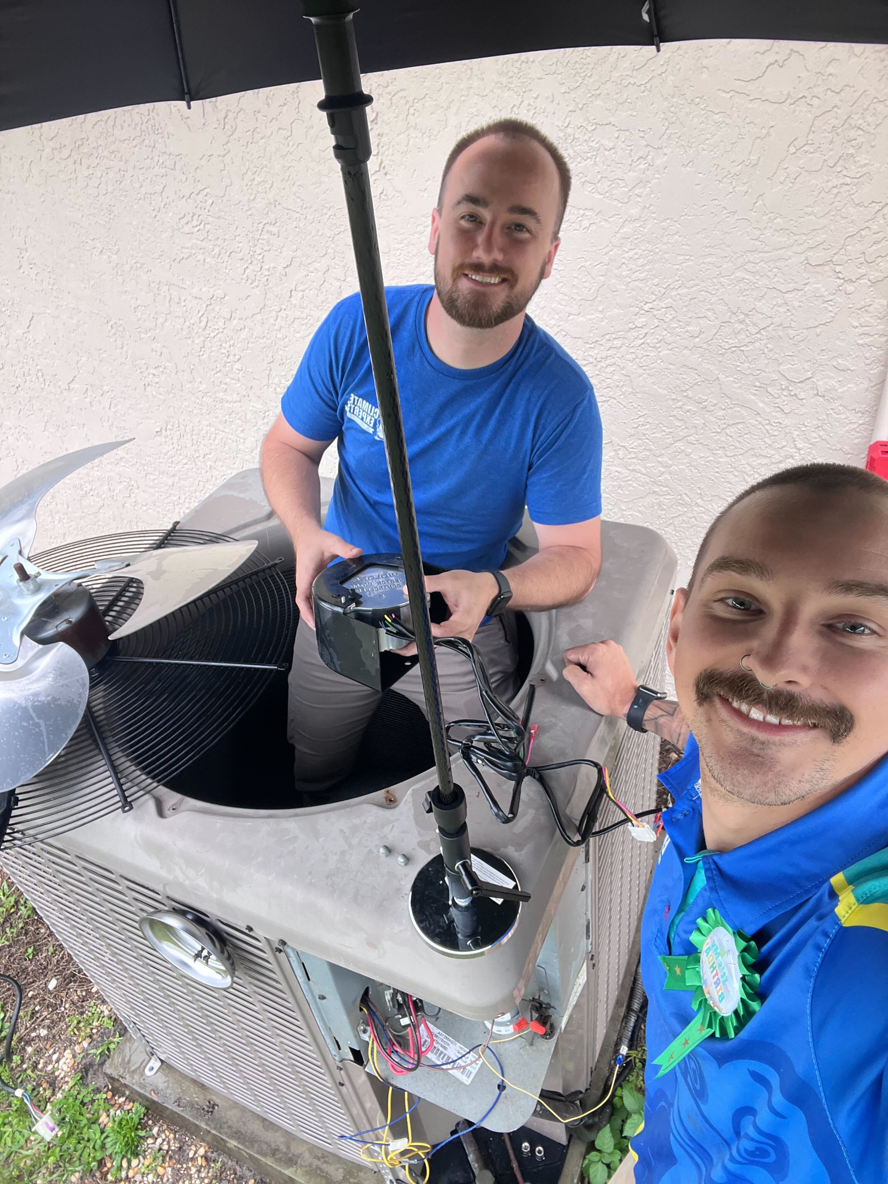 Smiling and skilled technicians from Climate Experts Air, Plumbing & Electric deliver careful, efficient HVAC service while protecting your equipment and home.