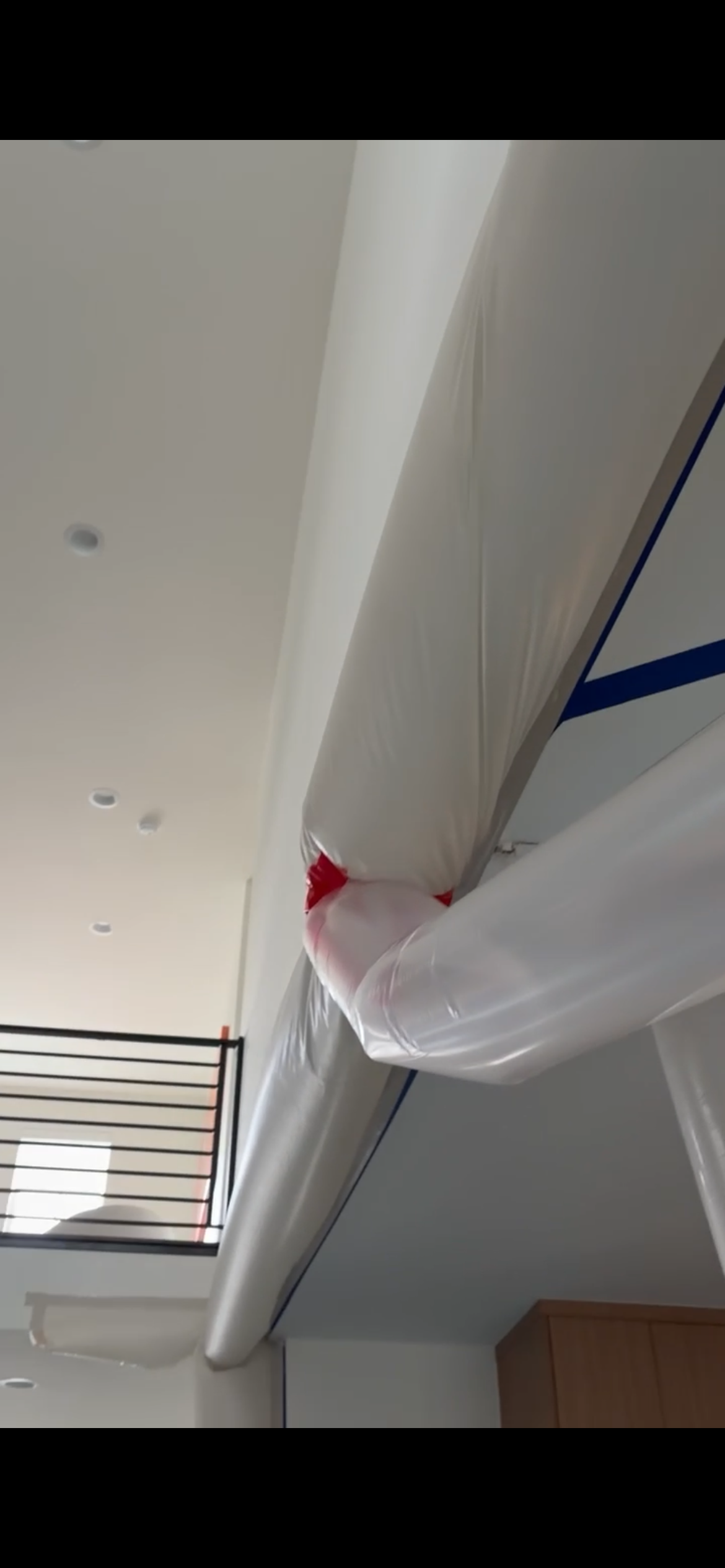 Protective containment and careful prep showcase Colorado Cleanup Services' commitment to clean, professional home projects.