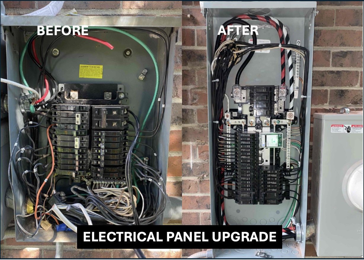 Experience safety and reliability with Bell Plumbing, Heating, Cooling & Electrical's expert electrical panel upgrades.