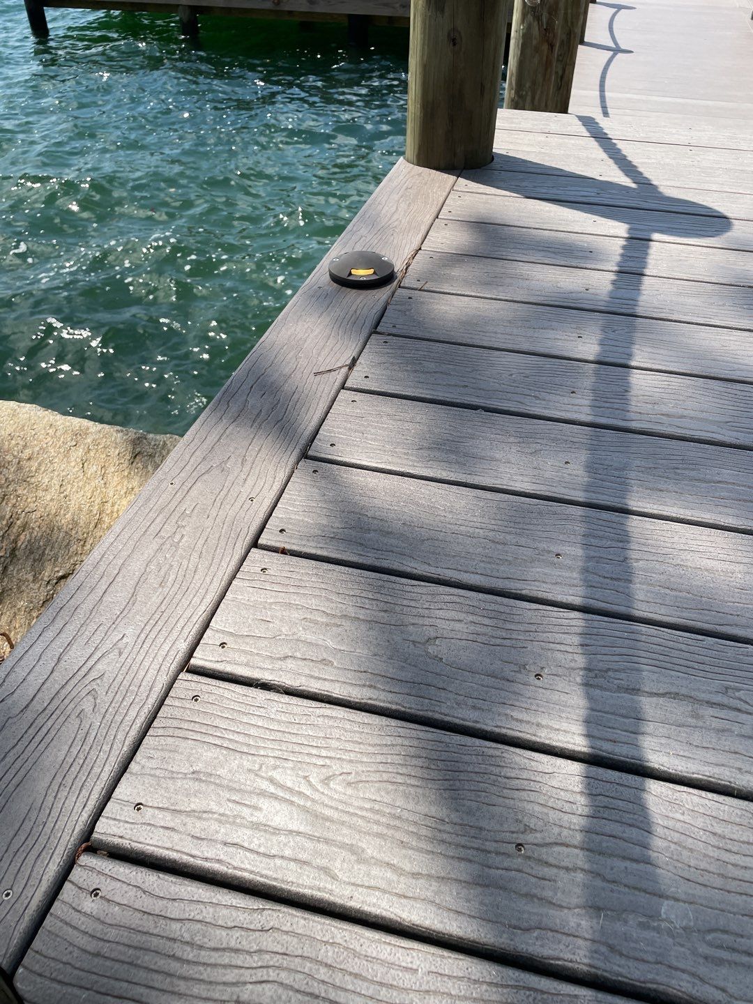 C&T Electric LLC installed discreet, weather-resistant deck lighting to enhance safety and showcase reliable waterfront craftsmanship.