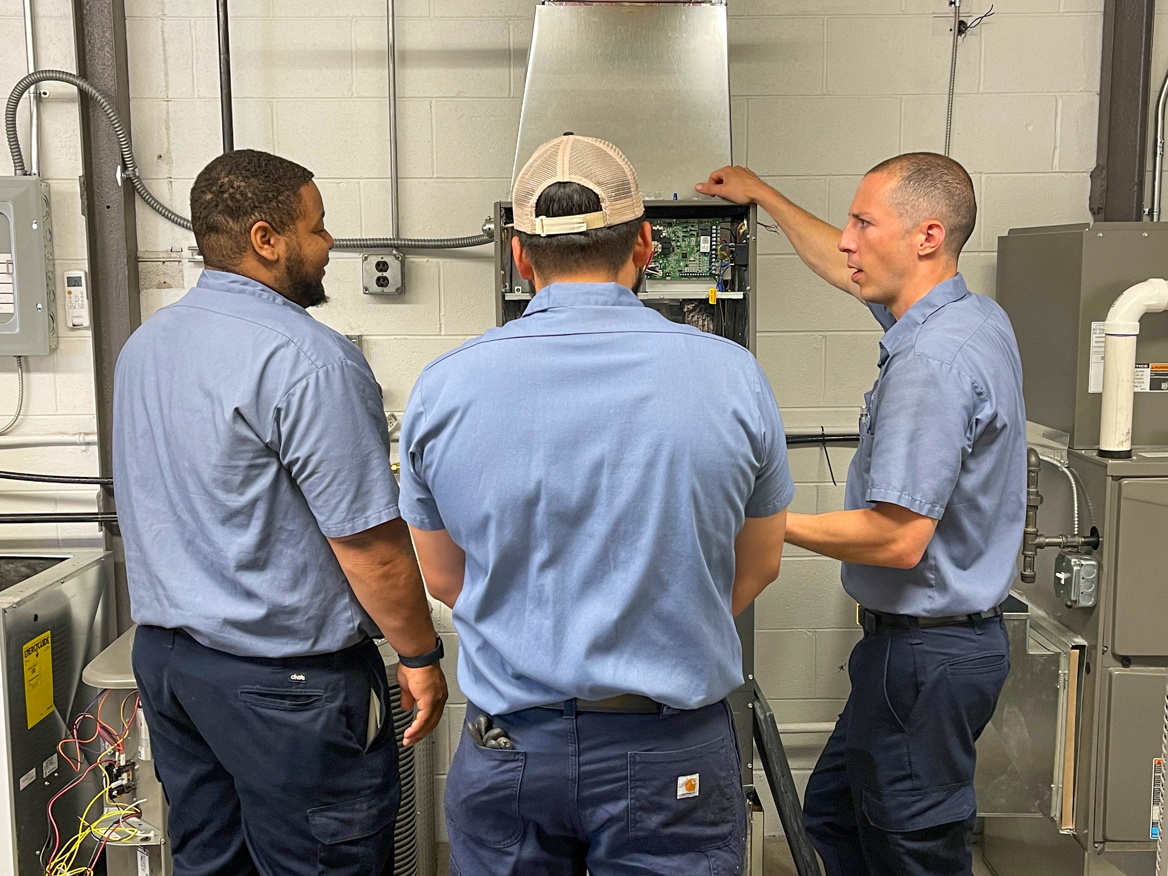 Experience top-notch HVAC services with Ostrom Electrical Plumbing Heating & Air Conditioning, where professionalism meets quality workmanship.