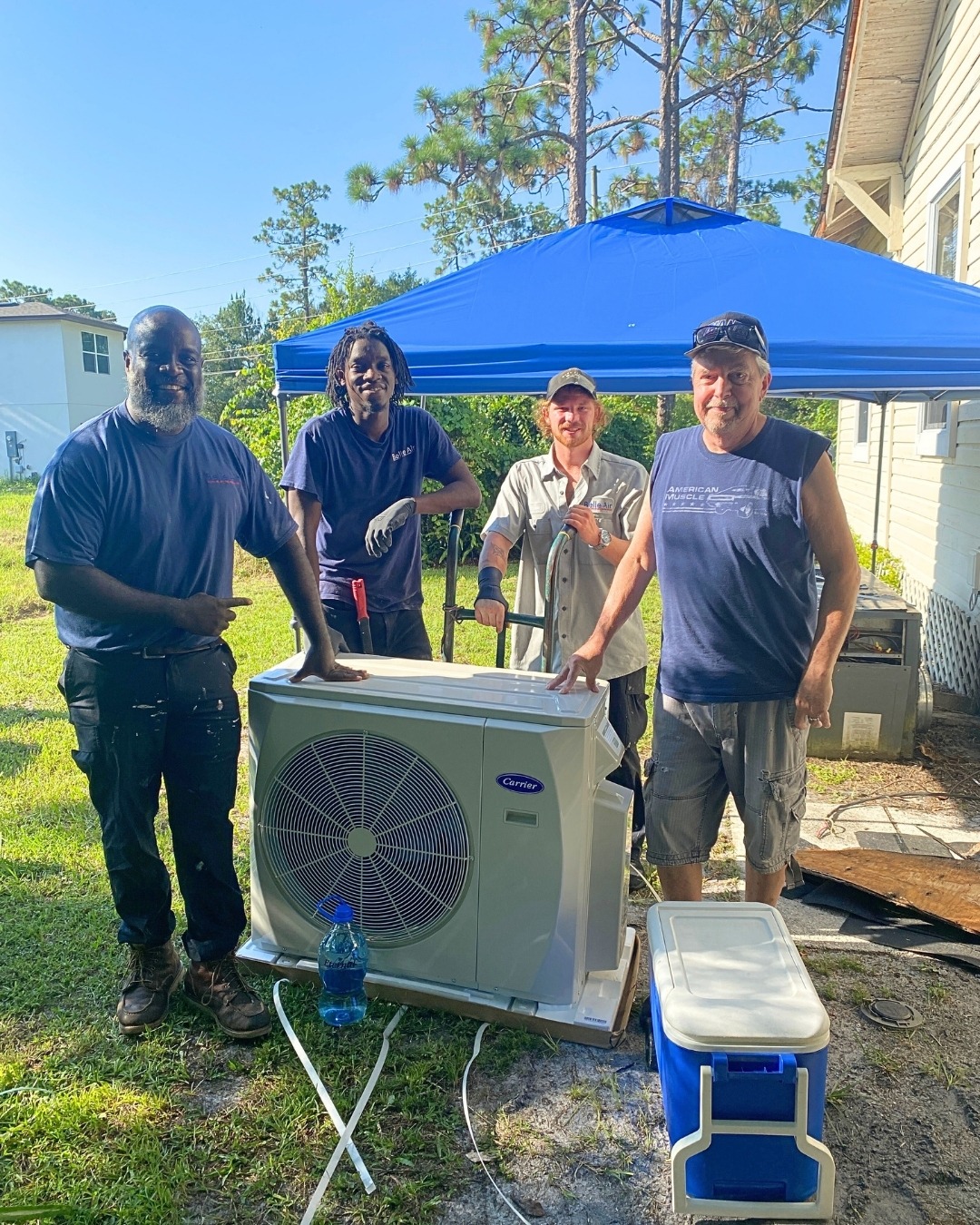 Experience unmatched professionalism and reliable service with Belle Air's expert HVAC team, ready to handle your needs on site.