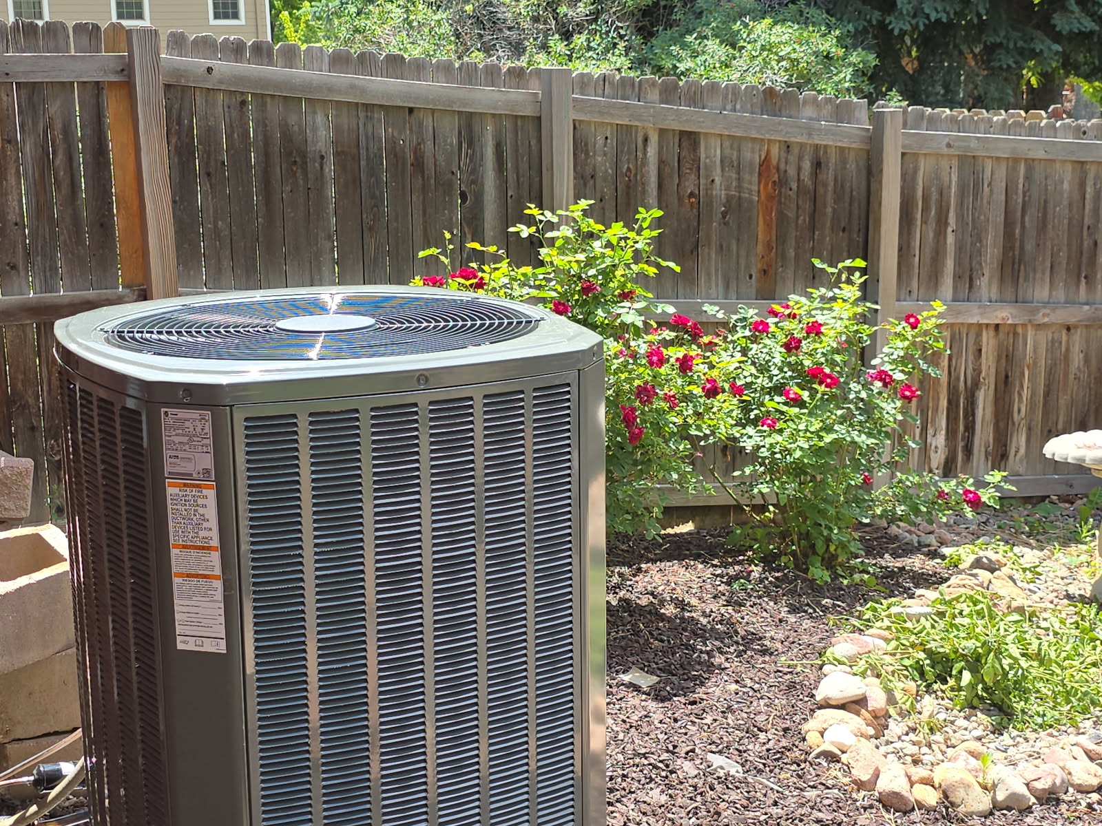 A pristine outdoor install shows attention to detail and care, as Simply Mechanical AC, Furnace & Boiler Repair keeps systems reliable and tidy.