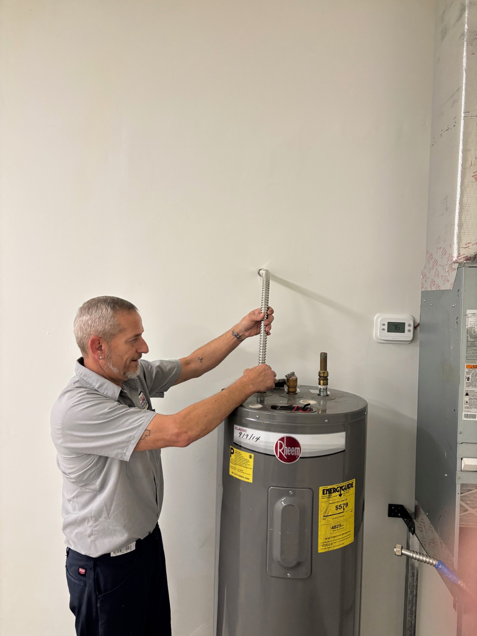 Trust ECM Air Conditioning for your water heating needs, where professionalism meets expertise in every service.