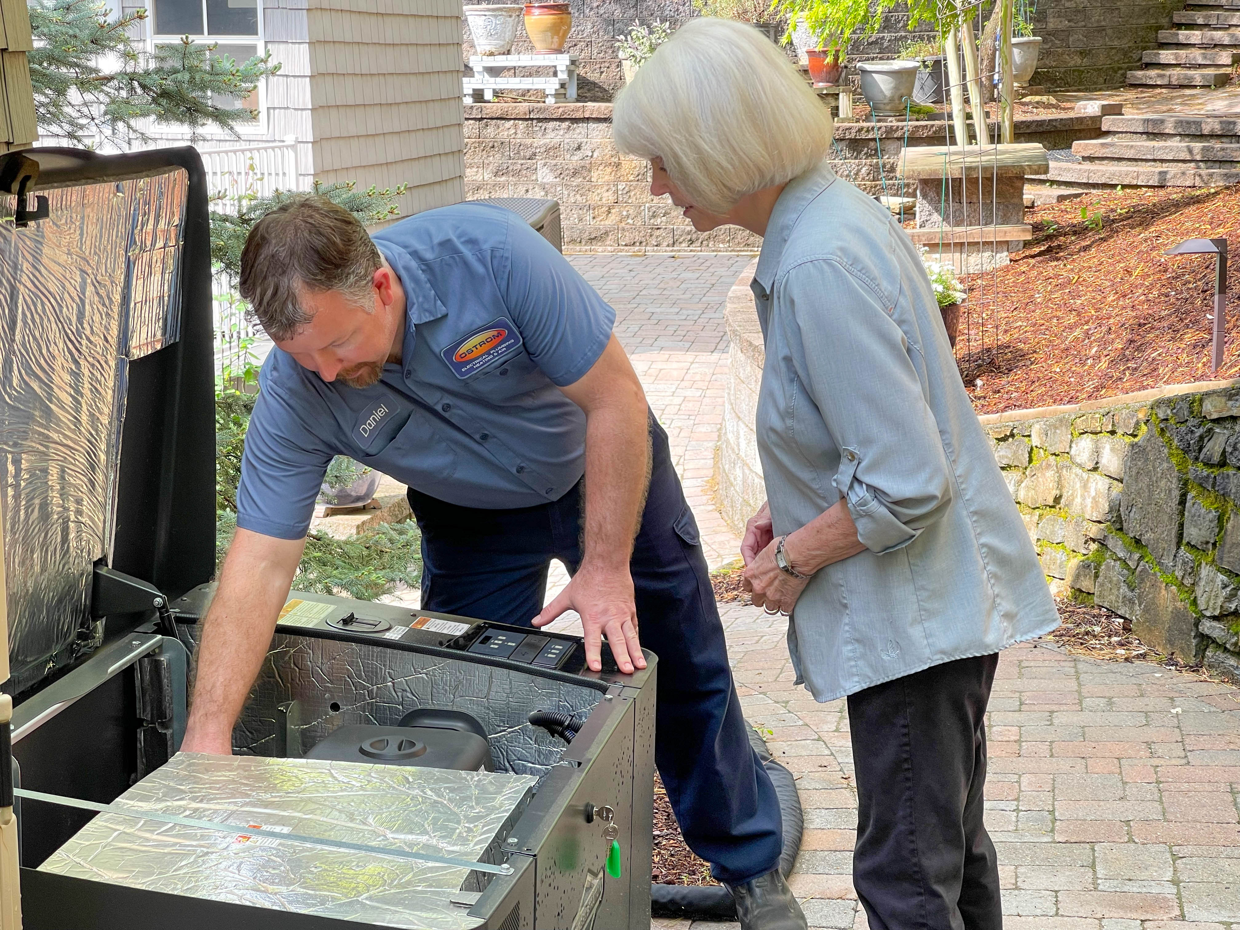 Experience the professional touch and customer-first approach of Ostrom Electrical Plumbing Heating & Air Conditioning.