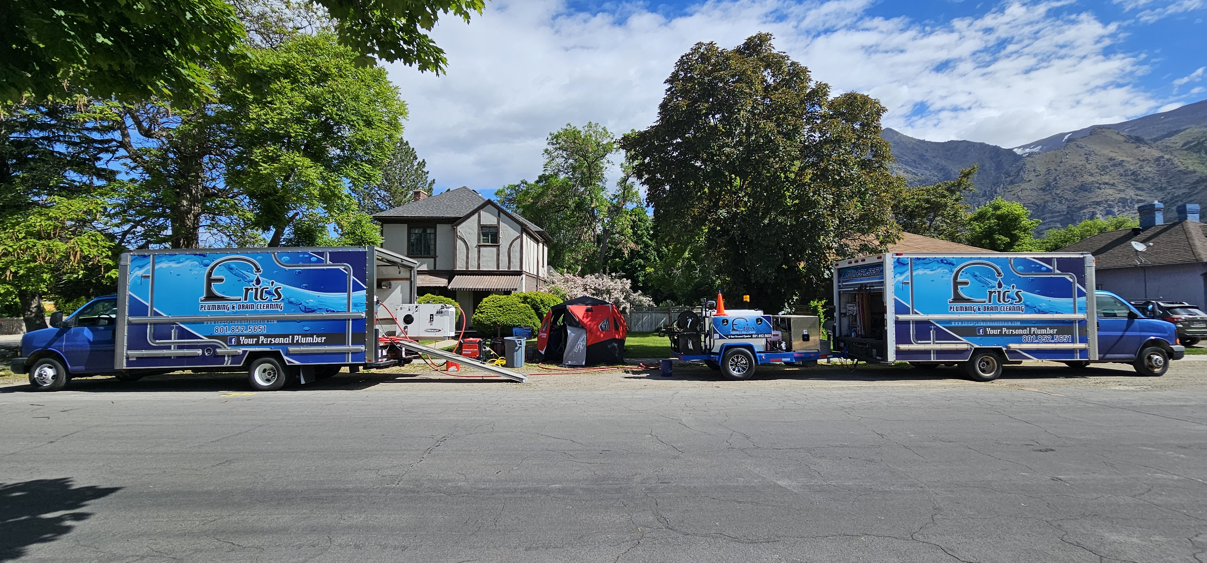 Choose Eric's Plumbing & Drain Cleaning for professional and reliable service, expertly handling your toughest plumbing challenges.