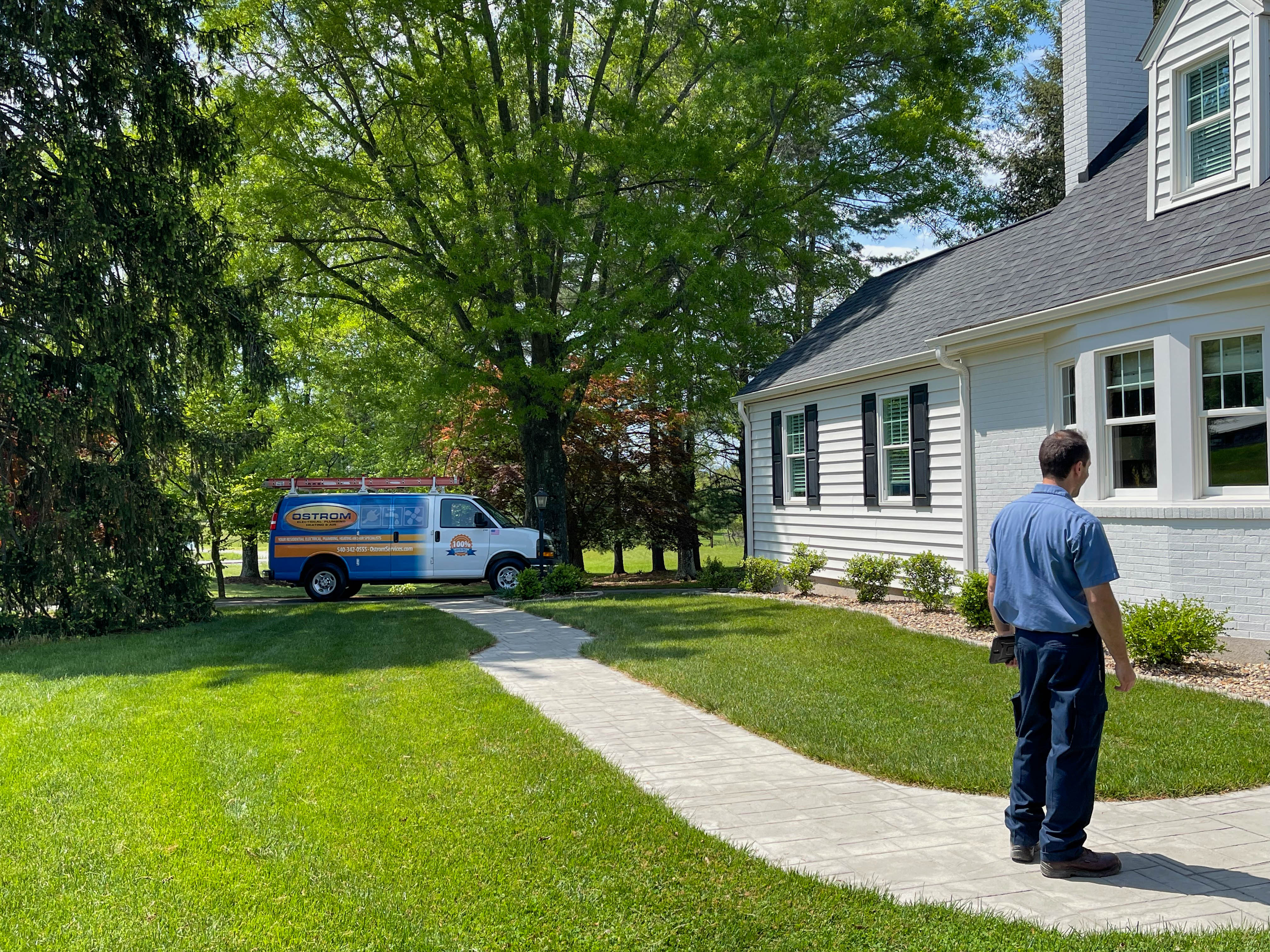 Experience top-notch service with Ostrom Electrical Plumbing Heating & Air Conditioning, where professionalism meets quality.