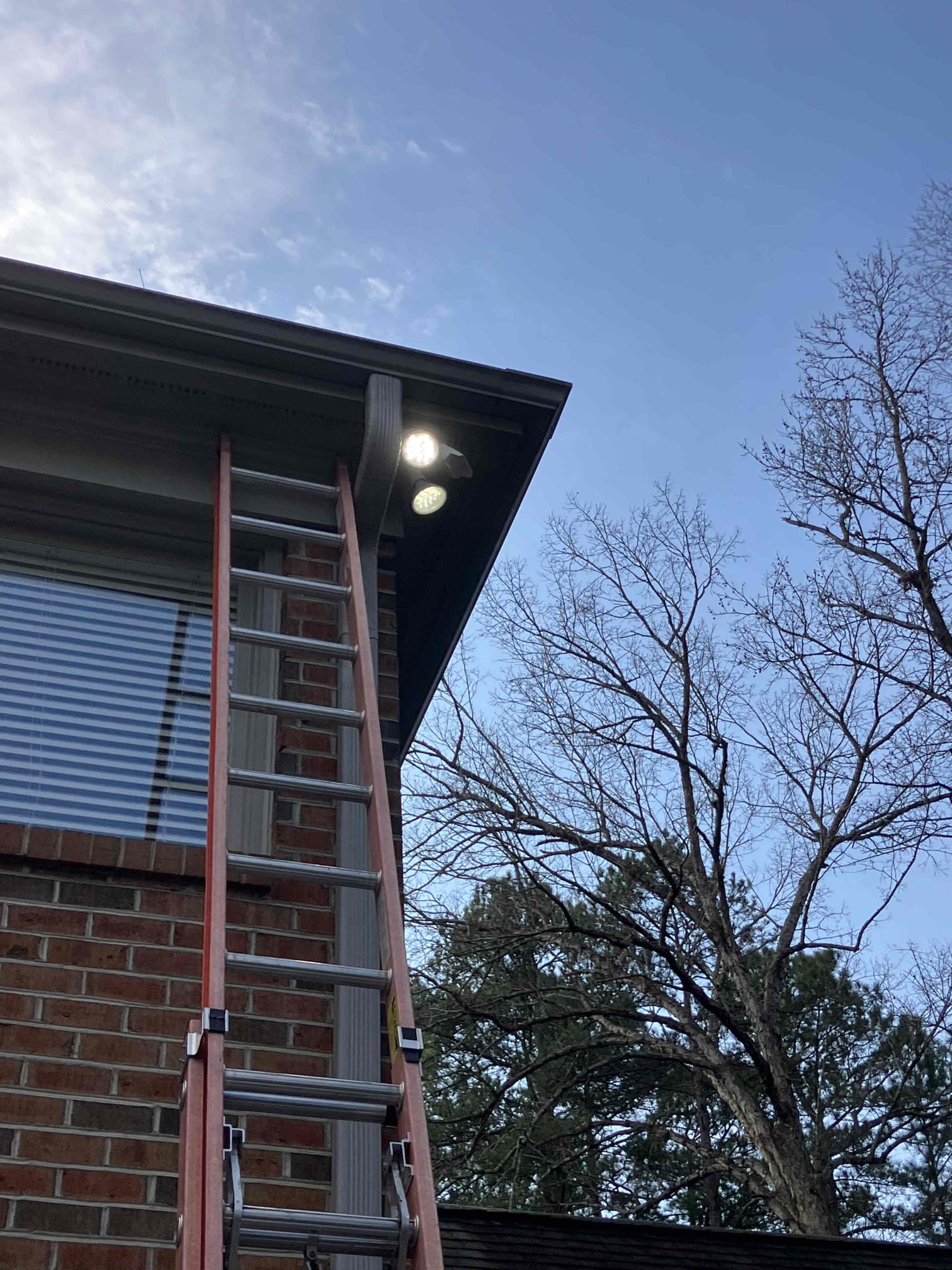 Bright, reliable exterior lighting installed with care by Dawson's Electric & Air, giving homeowners added safety and lasting durability.