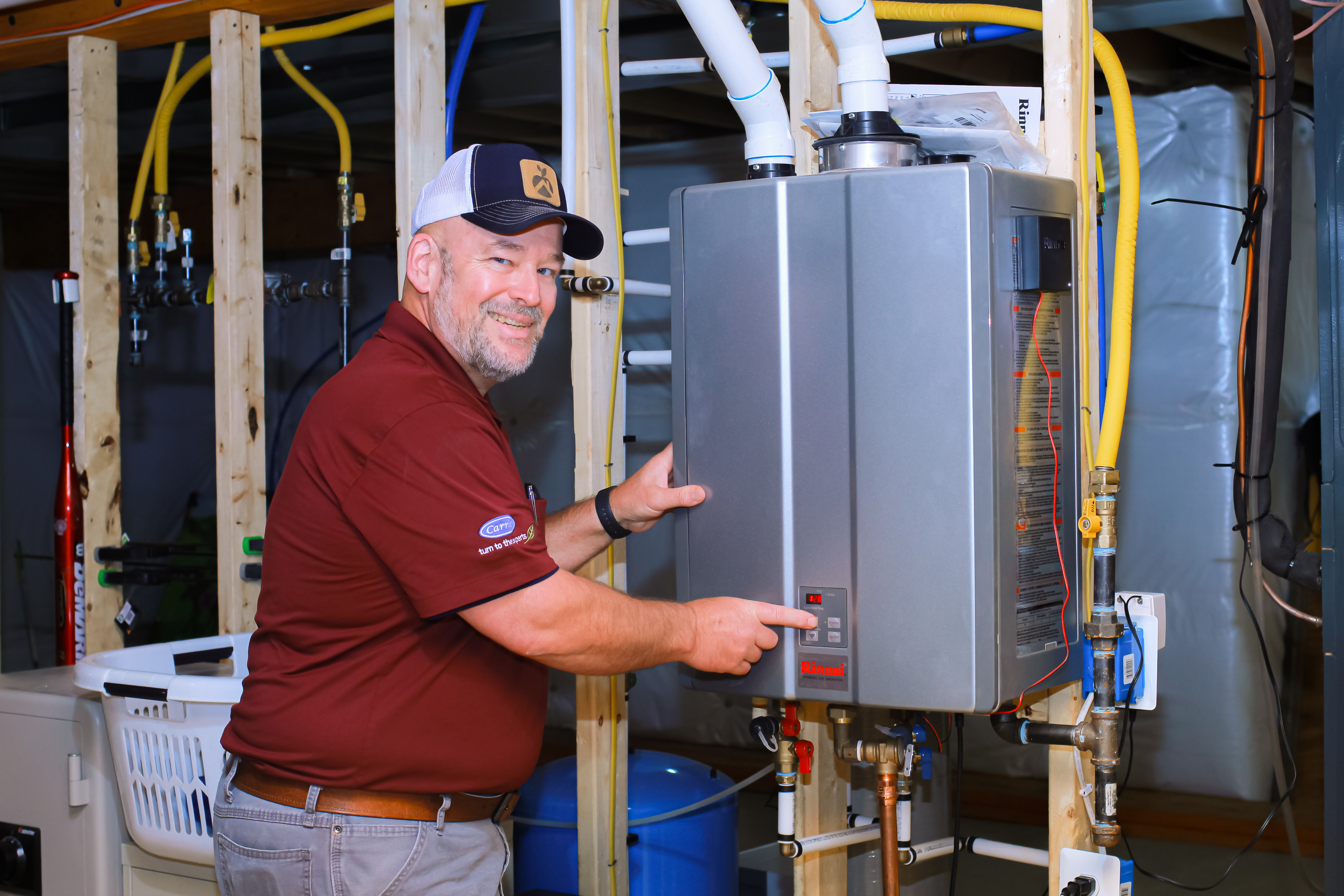 Trust Appleton Campbell for expert water heater installation with a smile.