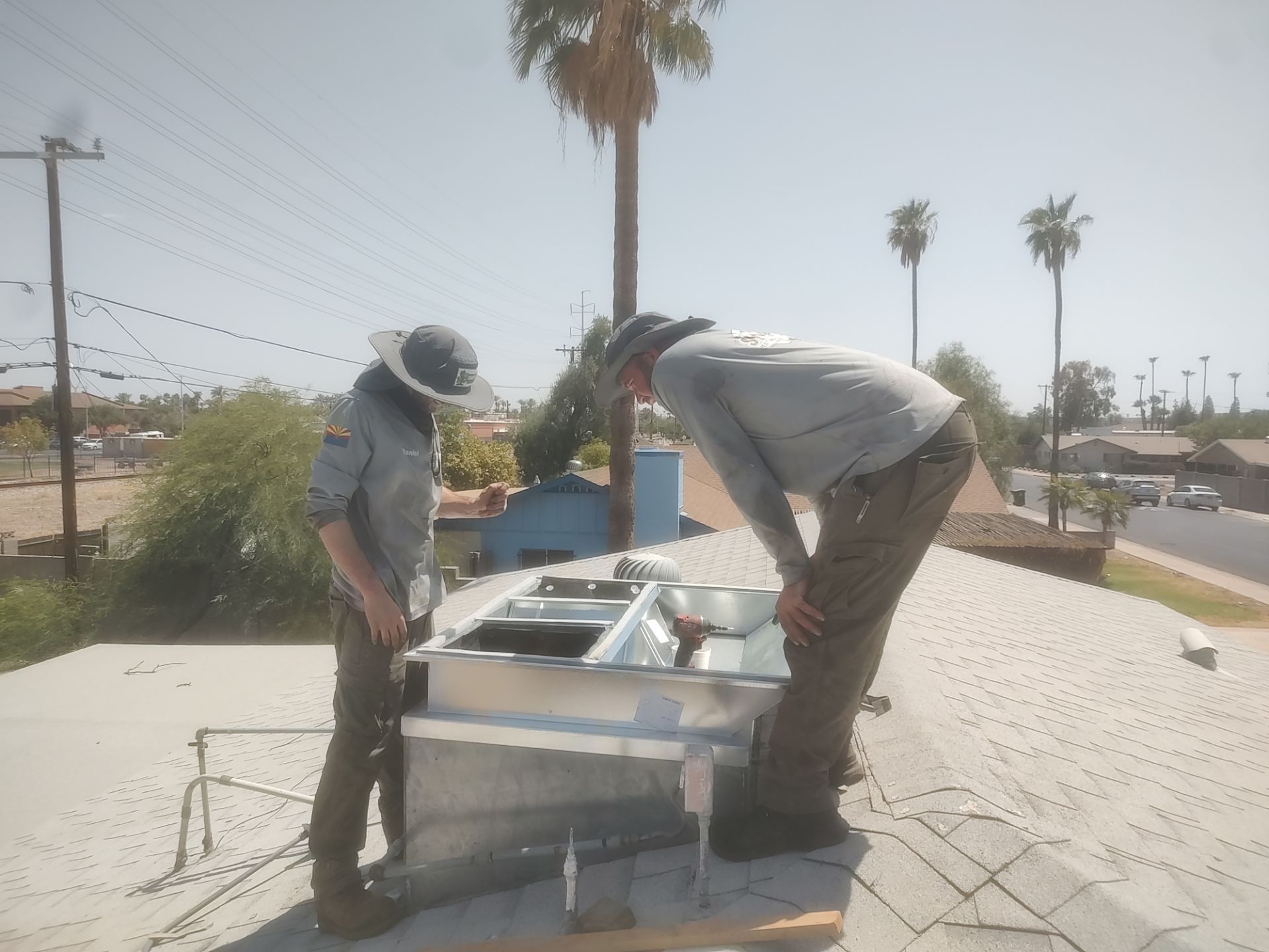 Expert rooftop HVAC services by Shamrock Heating & Cooling ensure your comfort in any weather.