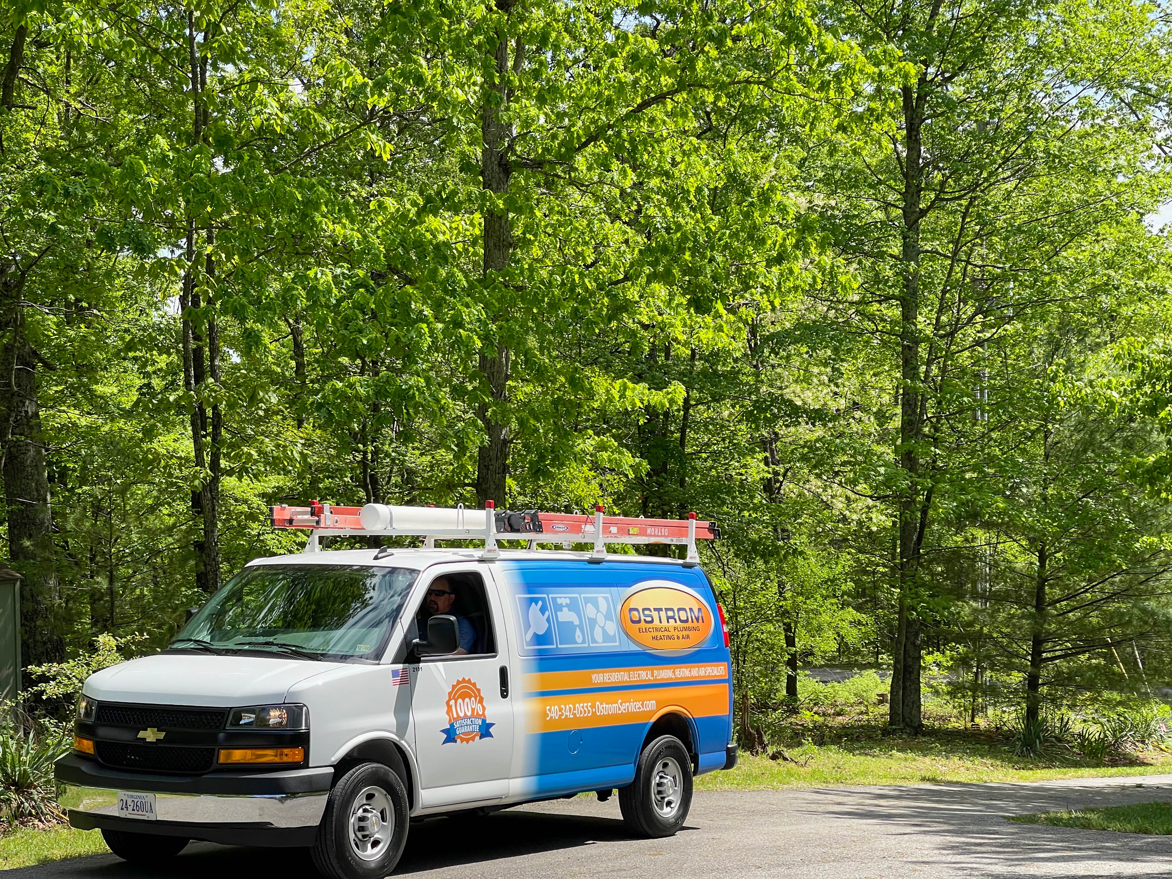 Experience reliable service with Ostrom Electrical Plumbing Heating & Air Conditioning, right at your doorstep.
