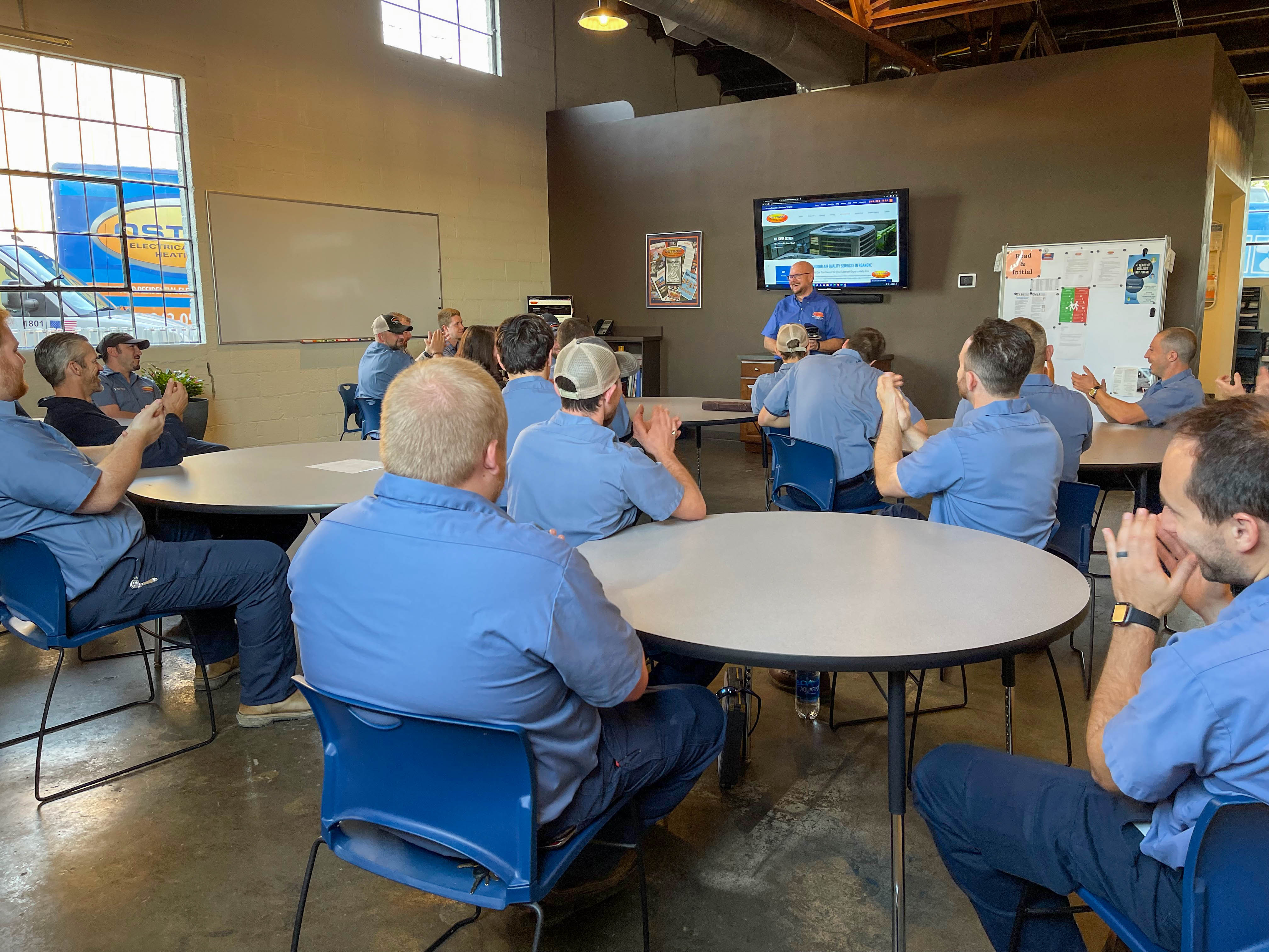 Teamwork and expertise come together at Ostrom Electrical Plumbing Heating & Air Conditioning to provide exceptional service.