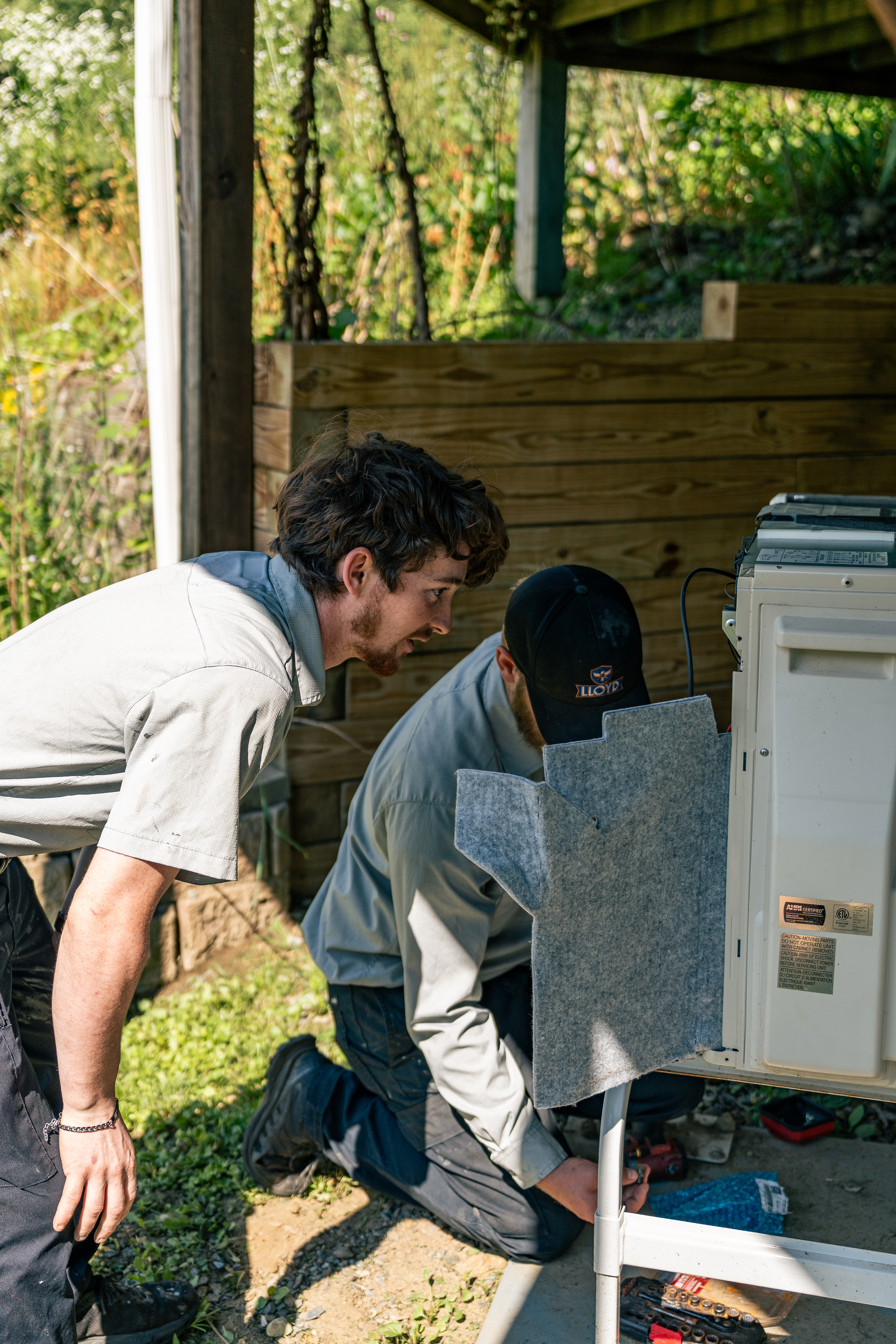 Skilled technicians from Lloyd Plumbing, Heating, Air, Electrical deliver careful, reliable HVAC service on-site to keep your home comfortable and efficient.