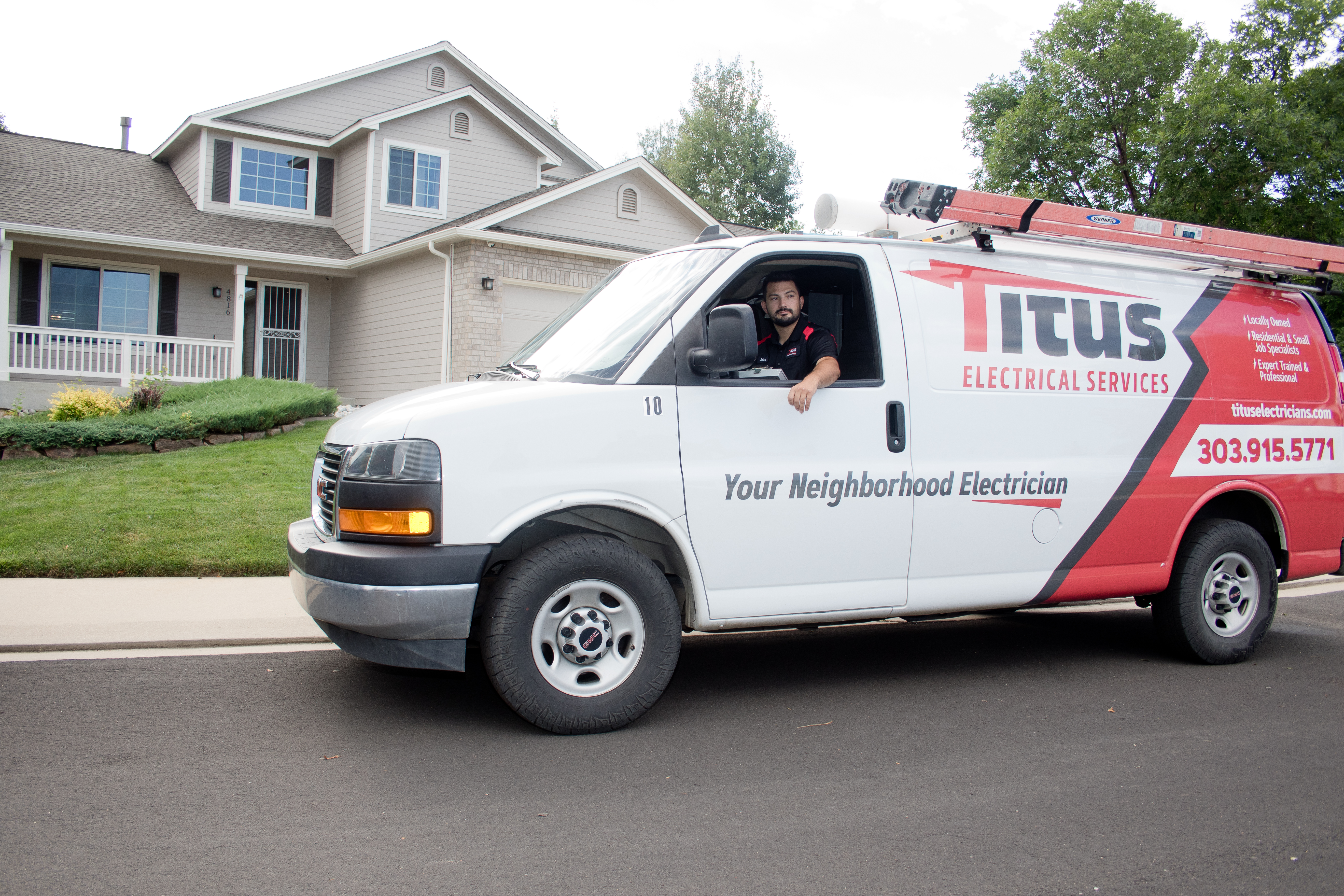 Titus Electrical Services: Your neighborhood electrician, ready to serve with professionalism and care.