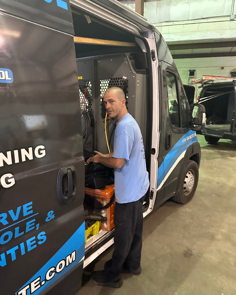 Trust Certified Climate Control for all your HVAC needs, showcasing professionalism and preparedness right from the van.