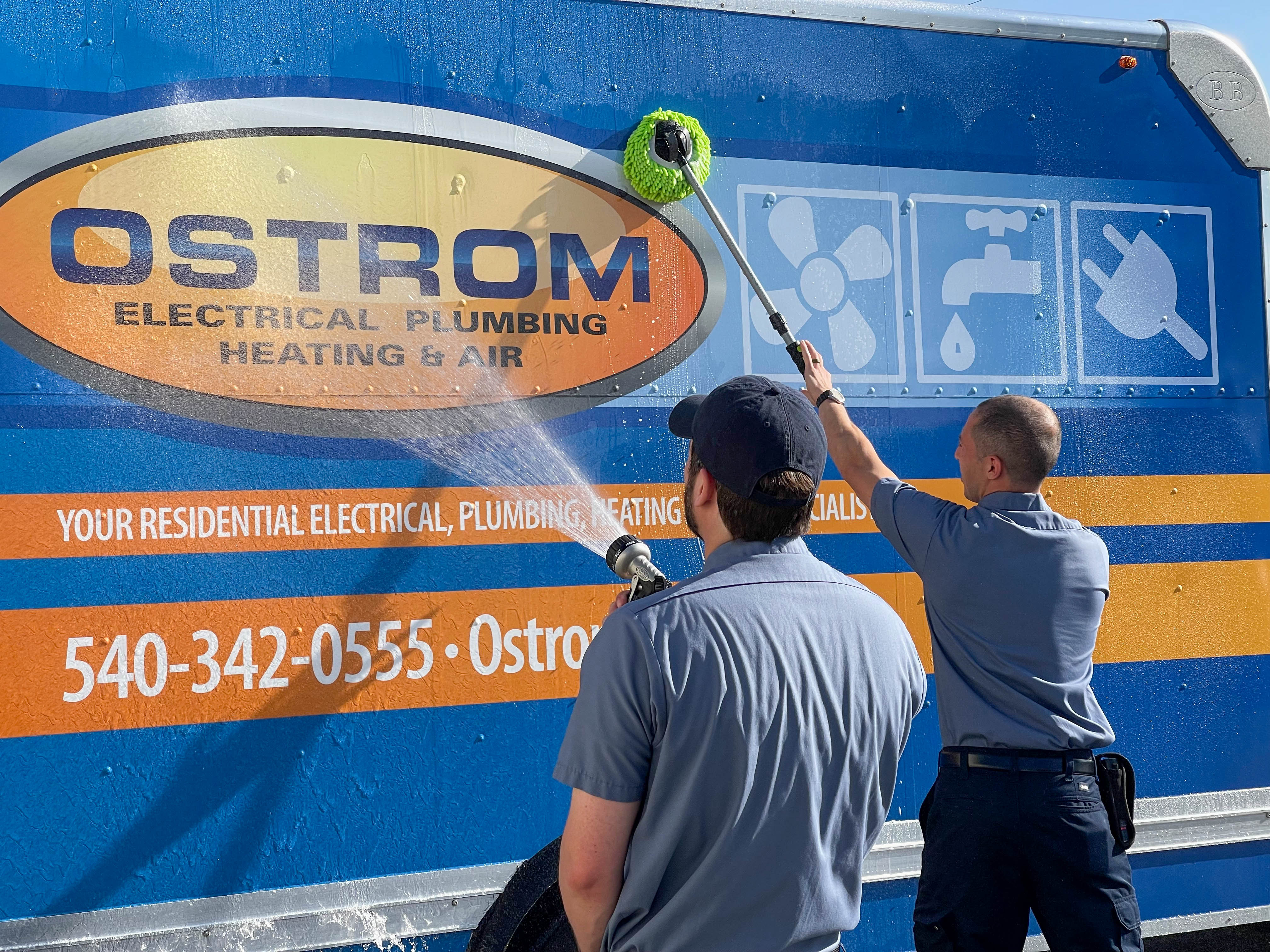 Experience top-notch service with Ostrom Electrical Plumbing Heating & Air Conditioning.