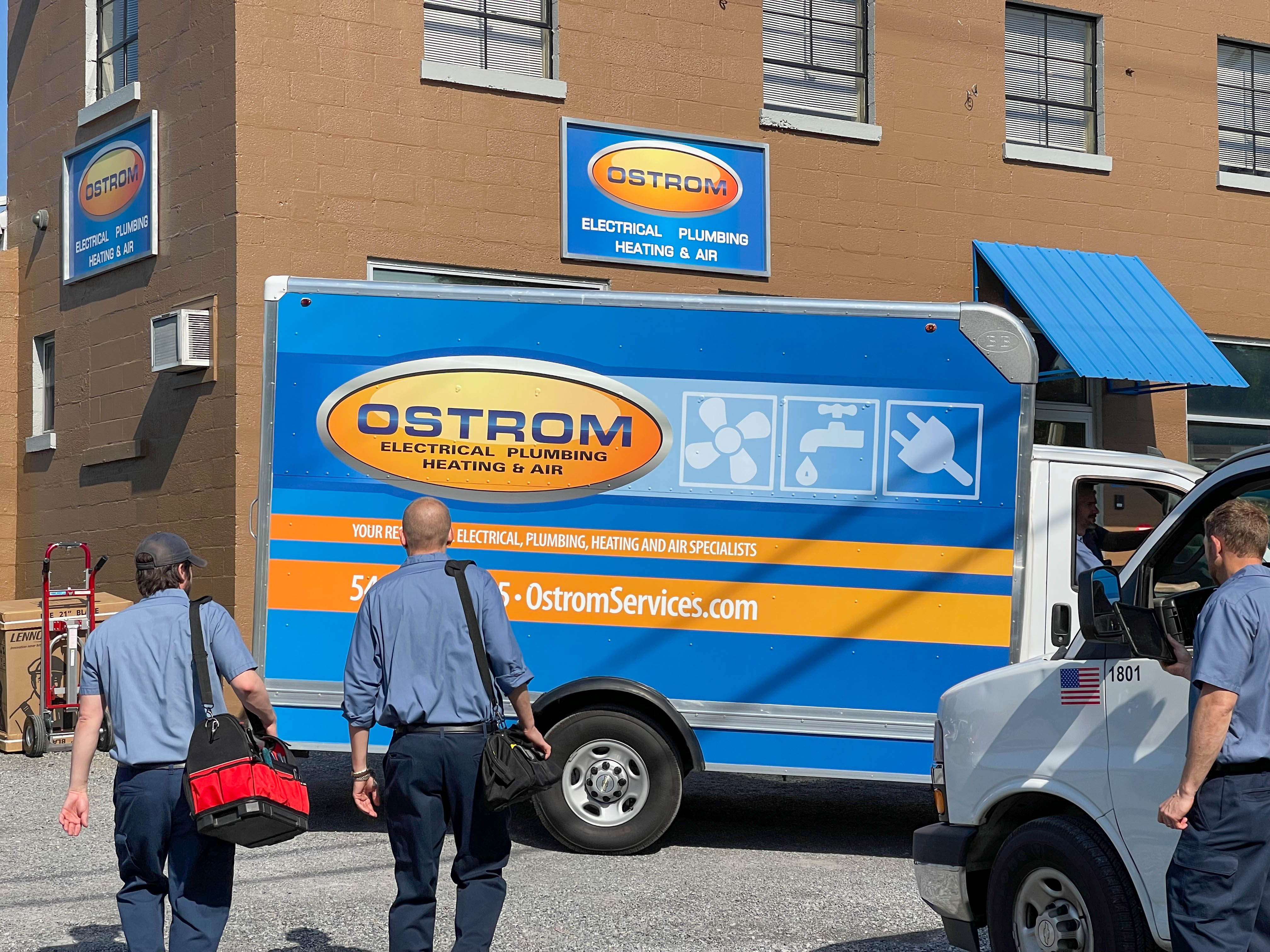 Choose Ostrom Electrical Plumbing Heating & Air for reliable and professional services every time!