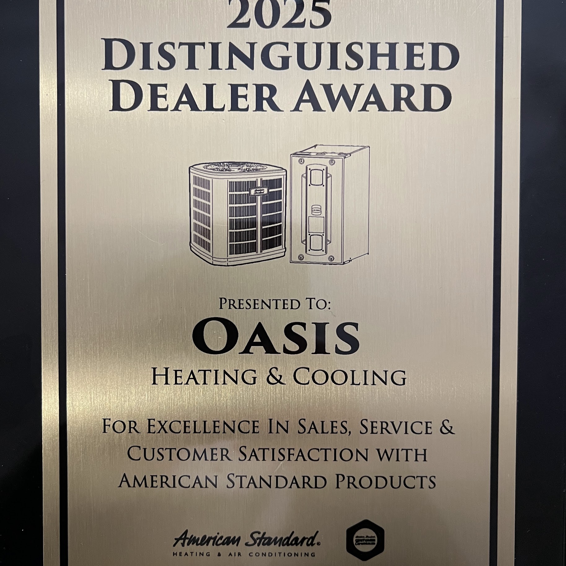 Recognized for excellence and trusted by customers, Oasis Heating and Cooling proudly displays industry-leading service and professionalism.