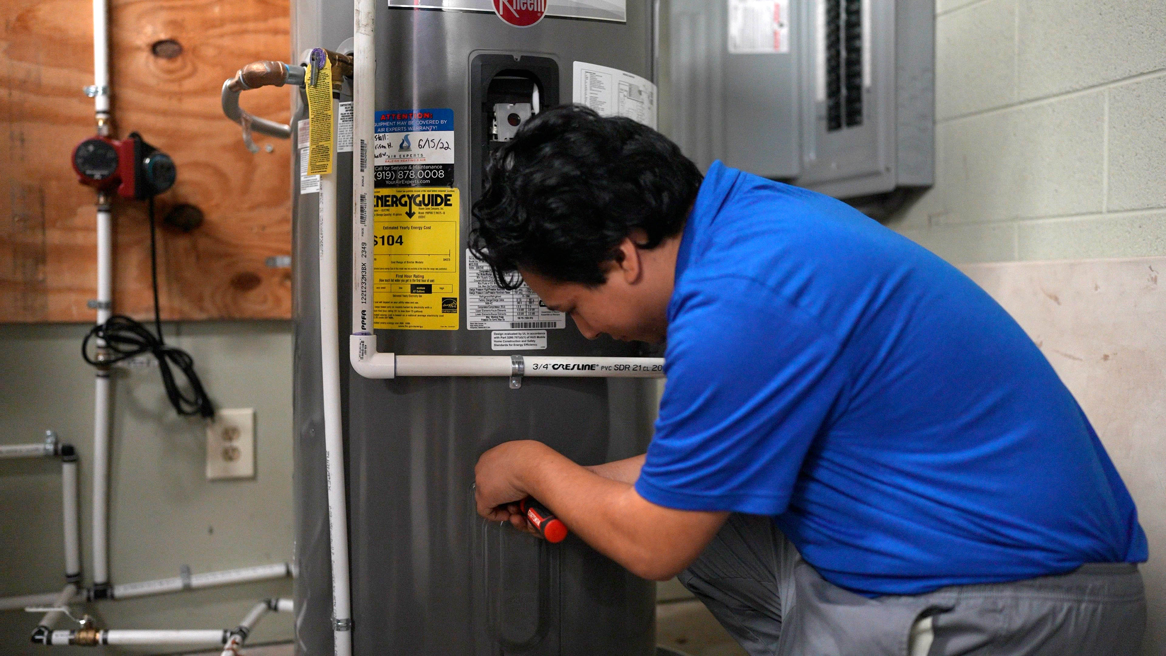 Expert water heater repair services by Air Experts Heating & Cooling, ensuring quality and reliability.