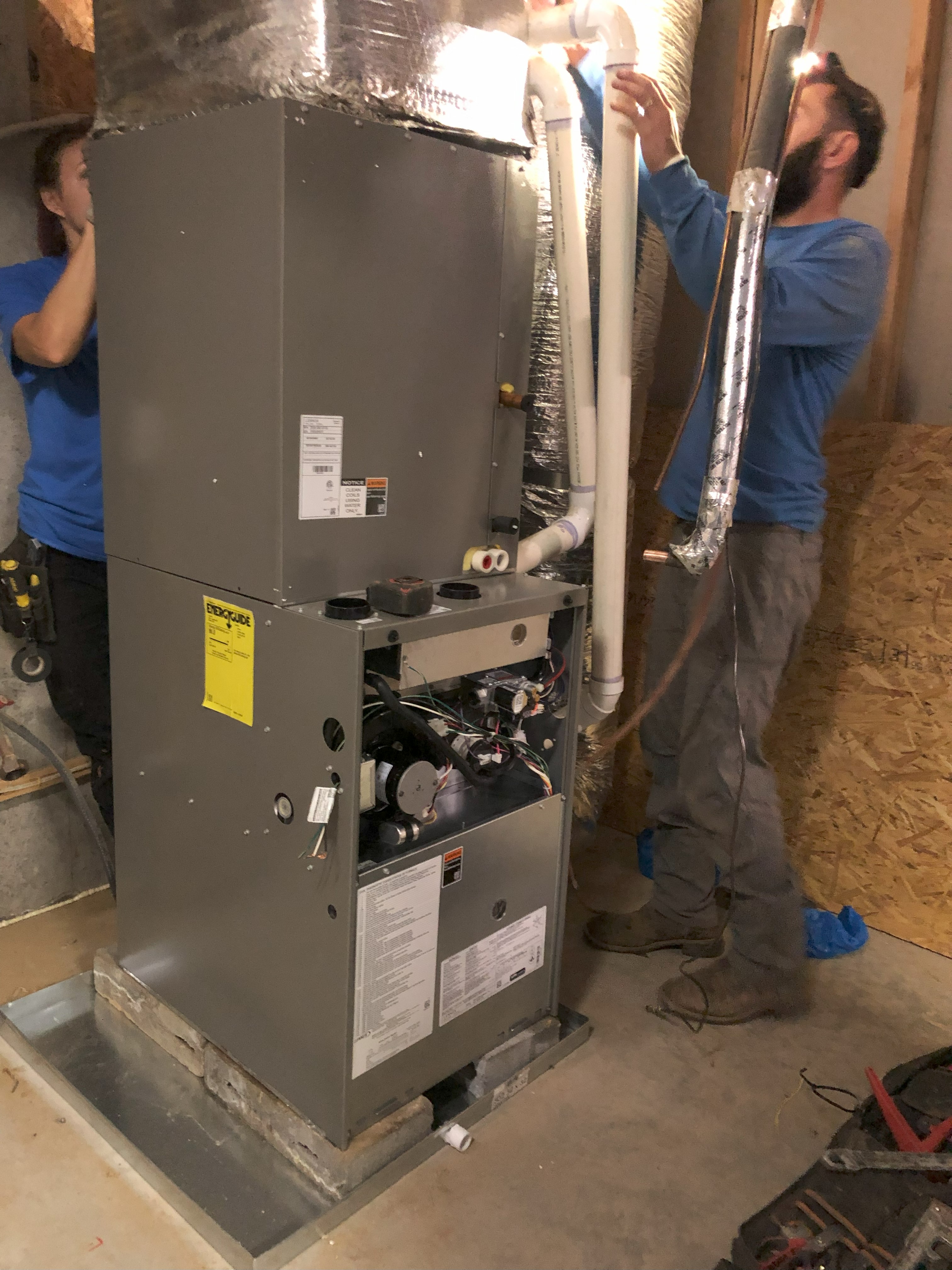 Expert heating system installation by Air Experts Heating & Cooling, ensuring comfort and quality with every service.