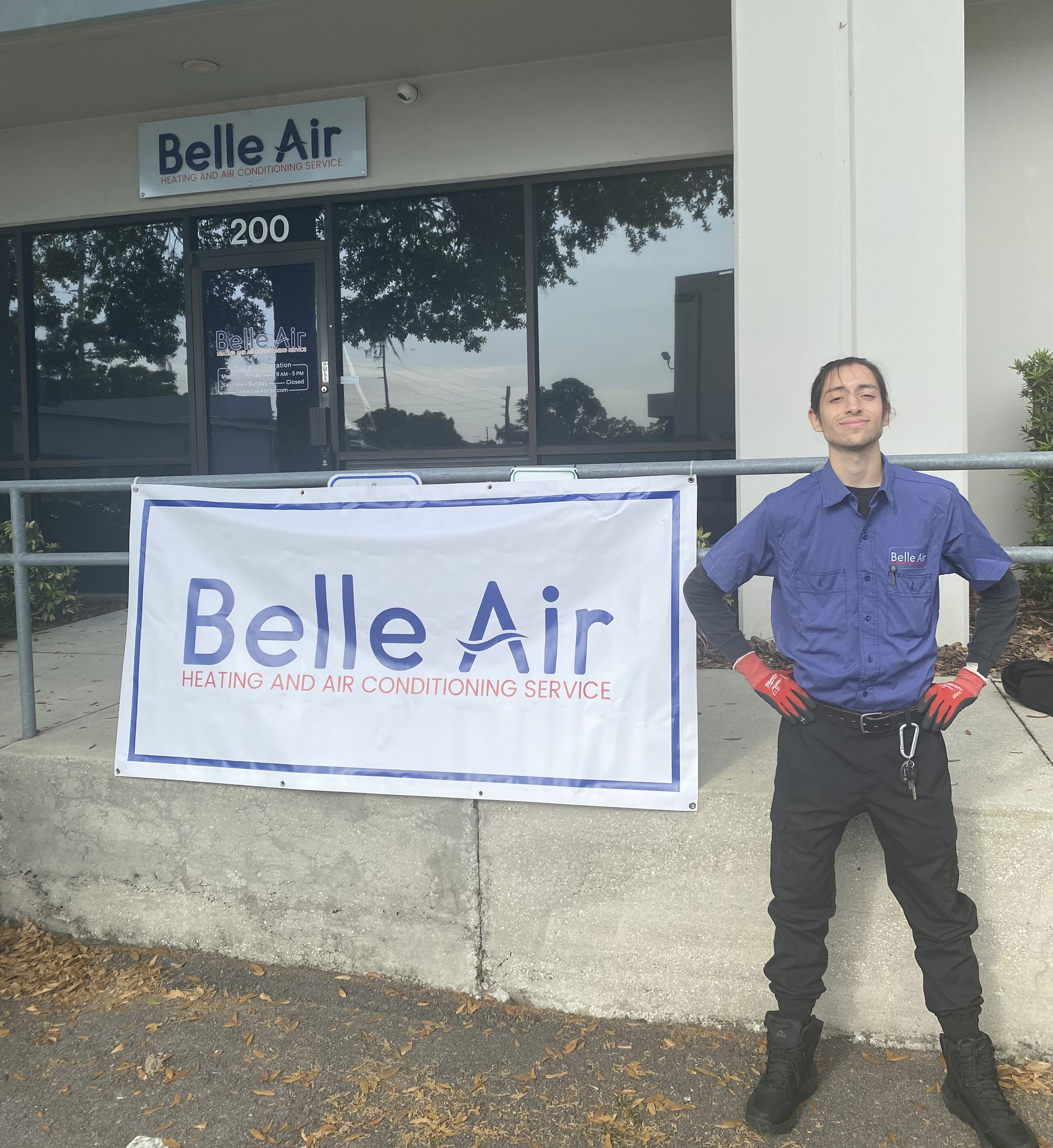 Belle Air provides top-notch heating and air conditioning services with a smile, right from our inviting business premises to your home.