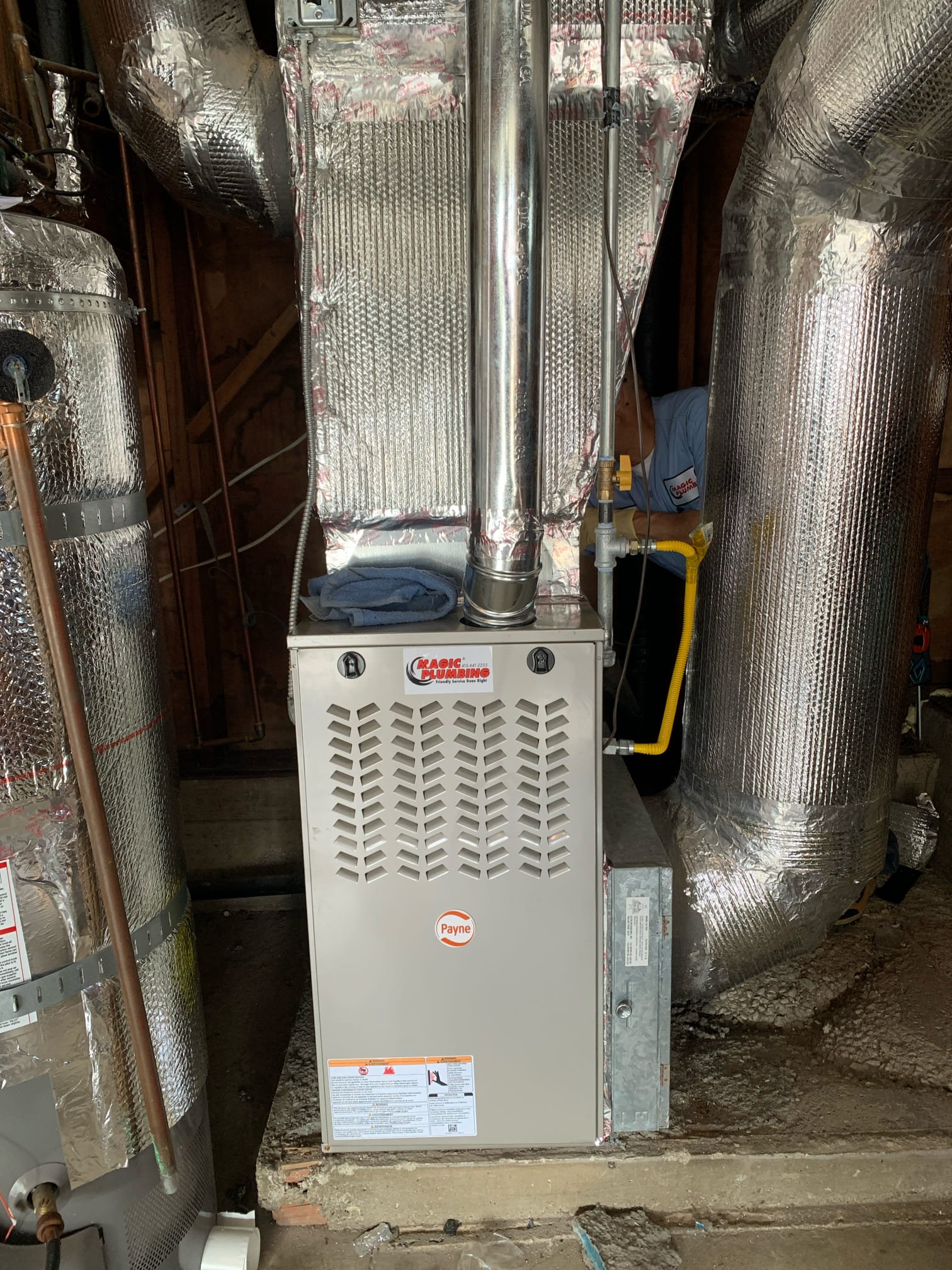 Skilled technicians from Magic Plumbing Heating & Cooling deliver careful, reliable furnace service that keeps your home efficient and safe.