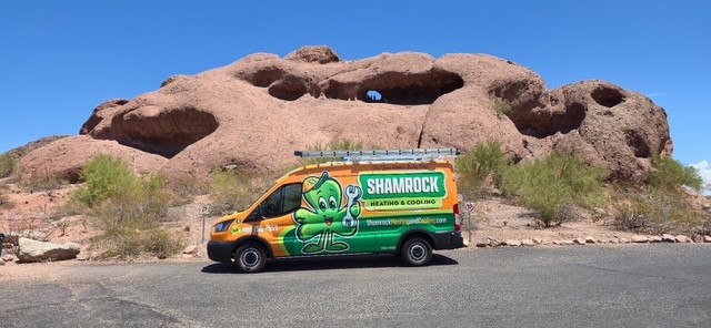 Experience top-quality HVAC services with Shamrock Heating & Cooling, ready to meet your needs anywhere under the sun!