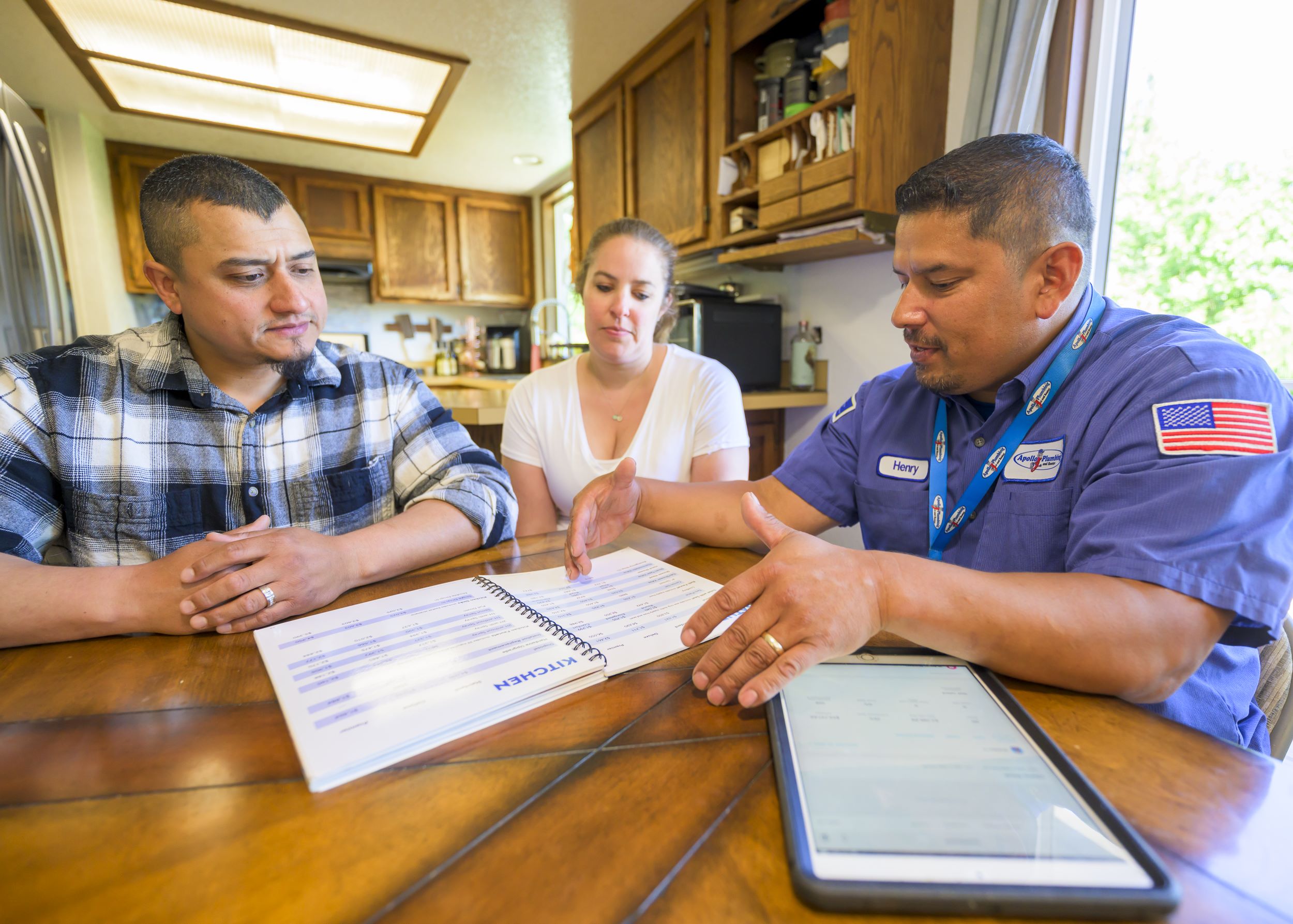 Experience unparalleled customer service and professionalism with Apollo Plumbing, ensuring a seamless experience right in your home!
