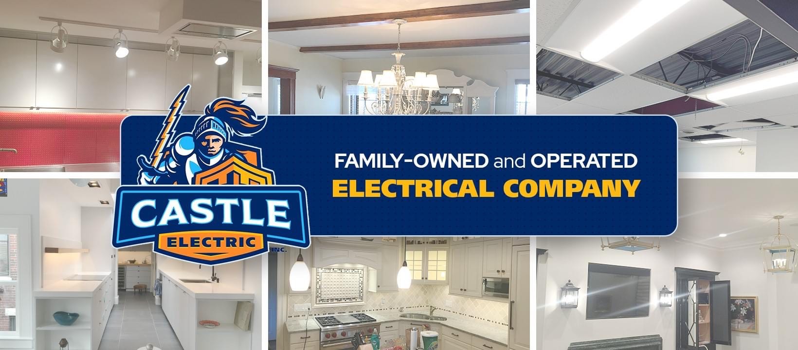 Illuminate your space with Castle Electric Inc., the family-owned and operated electrical company that delivers exceptional quality and service. Brighten up your life with us!