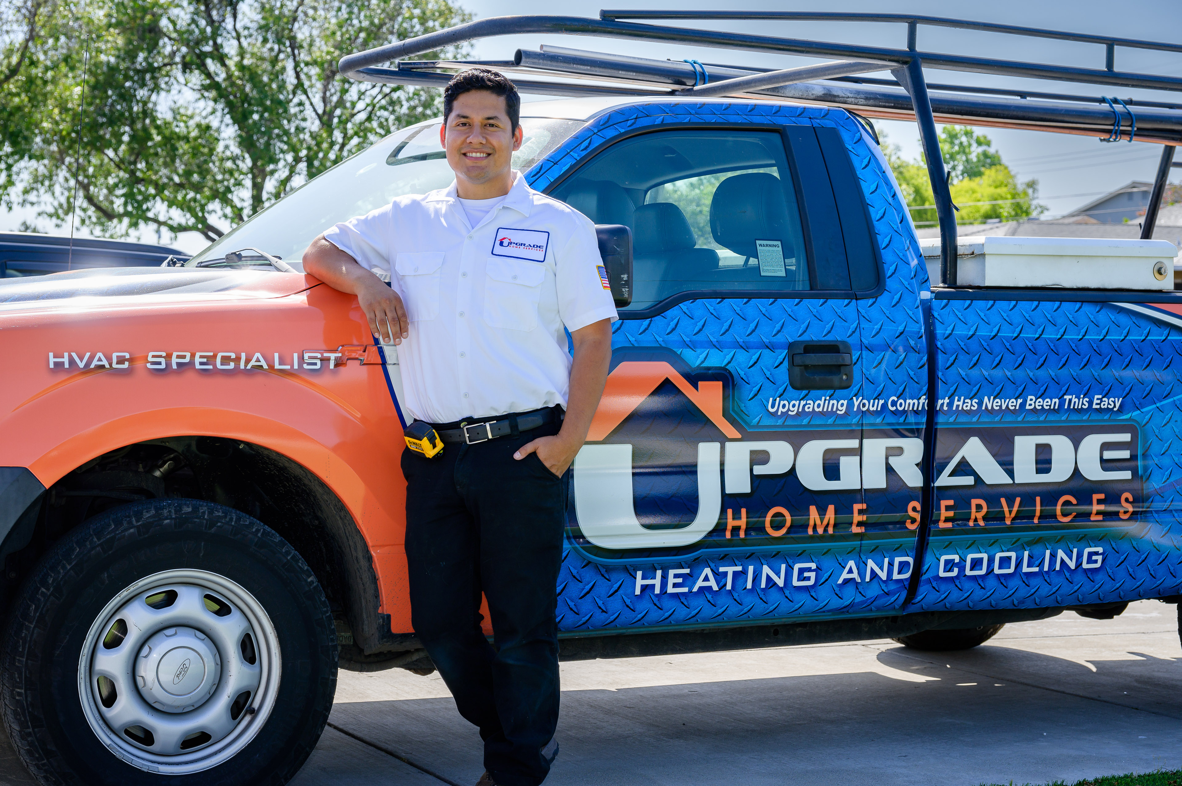 Friendly, uniformed technicians from Upgrade Home Services deliver reliable heating and cooling support with prompt, professional service.