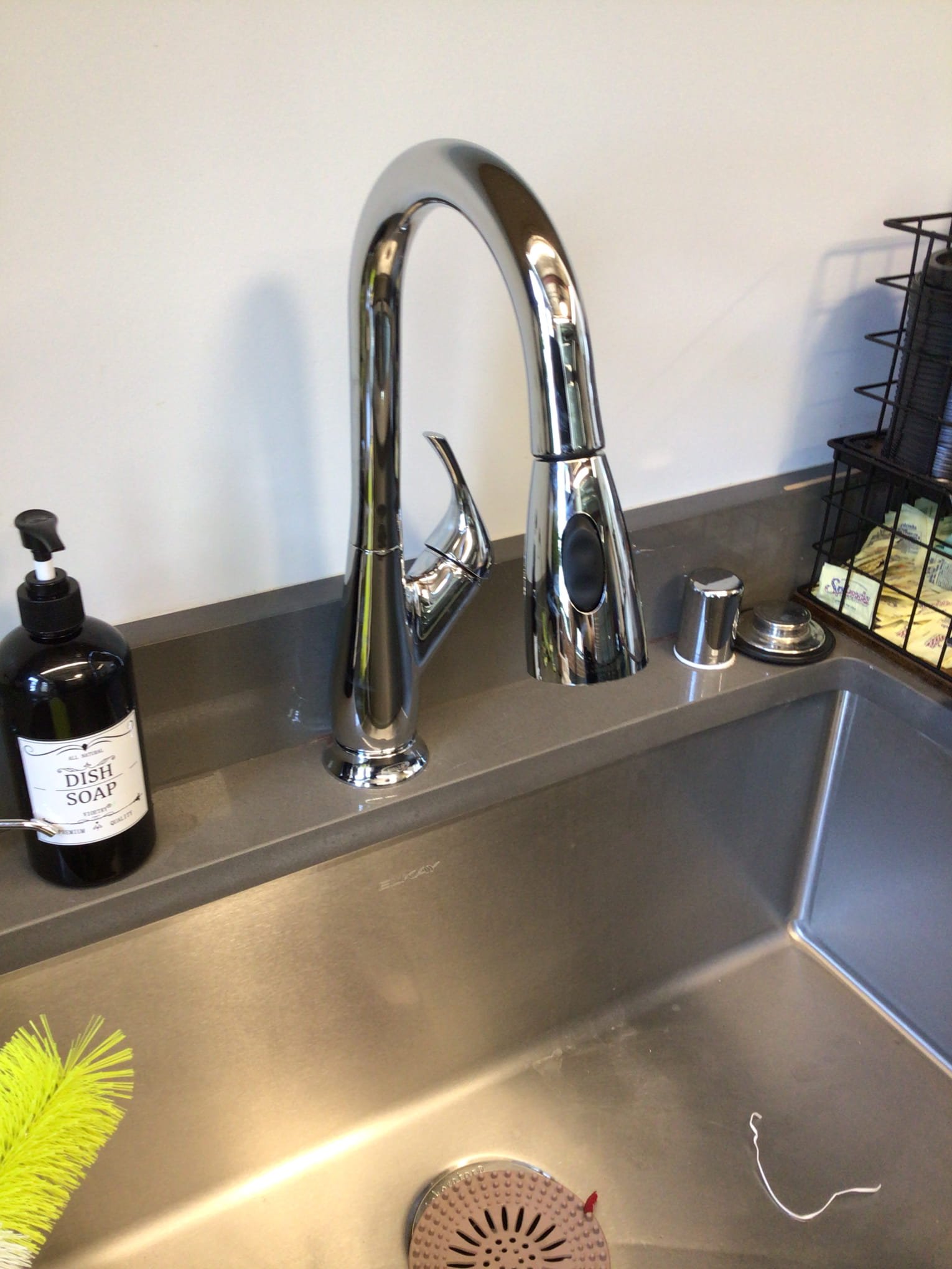 Bright, clean faucet installation showcasing reliable workmanship and lasting finish from Magic Plumbing Heating & Cooling.