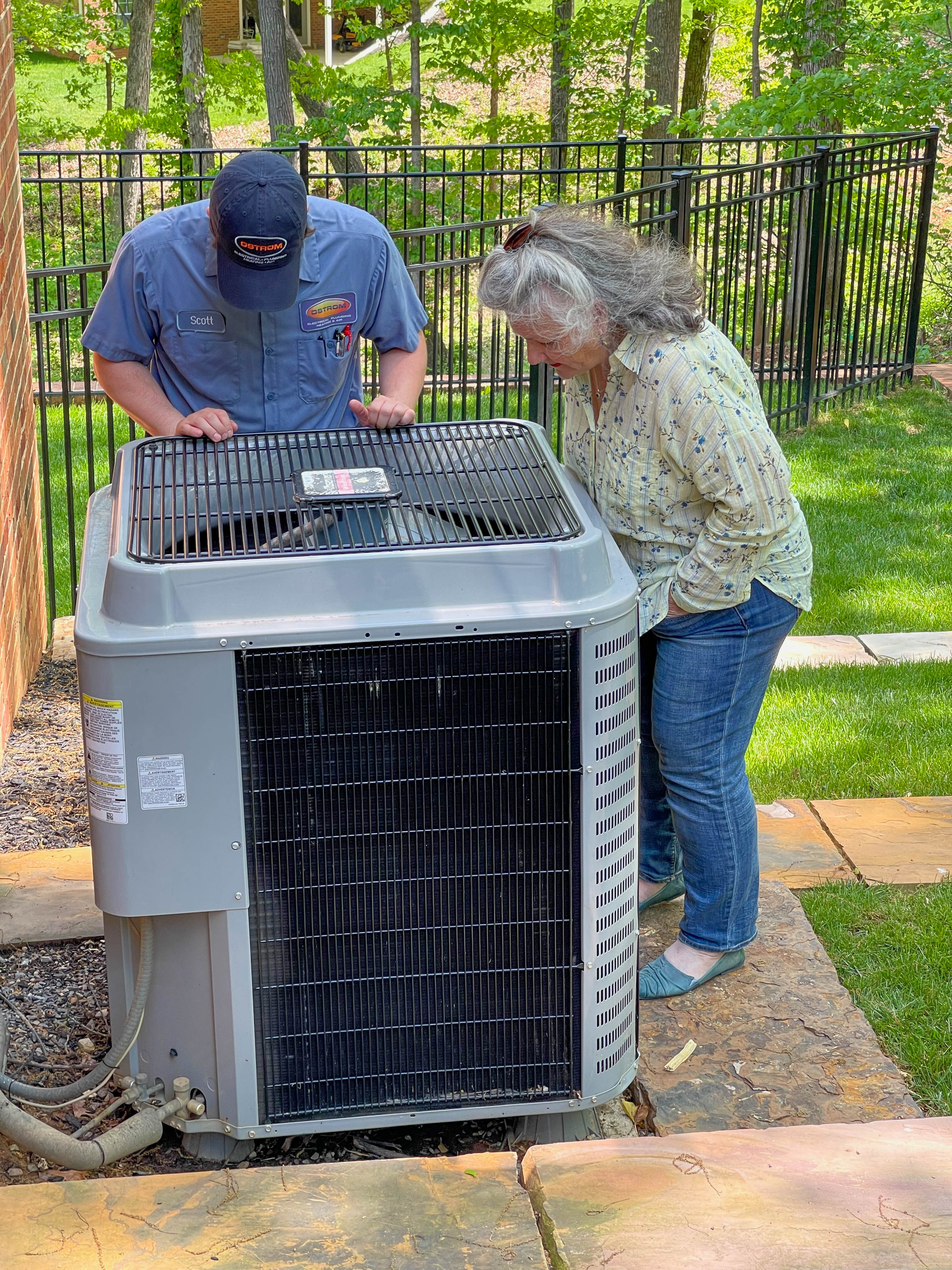 Trust Ostrom Electrical Plumbing Heating & Air Conditioning for professional and friendly HVAC services.