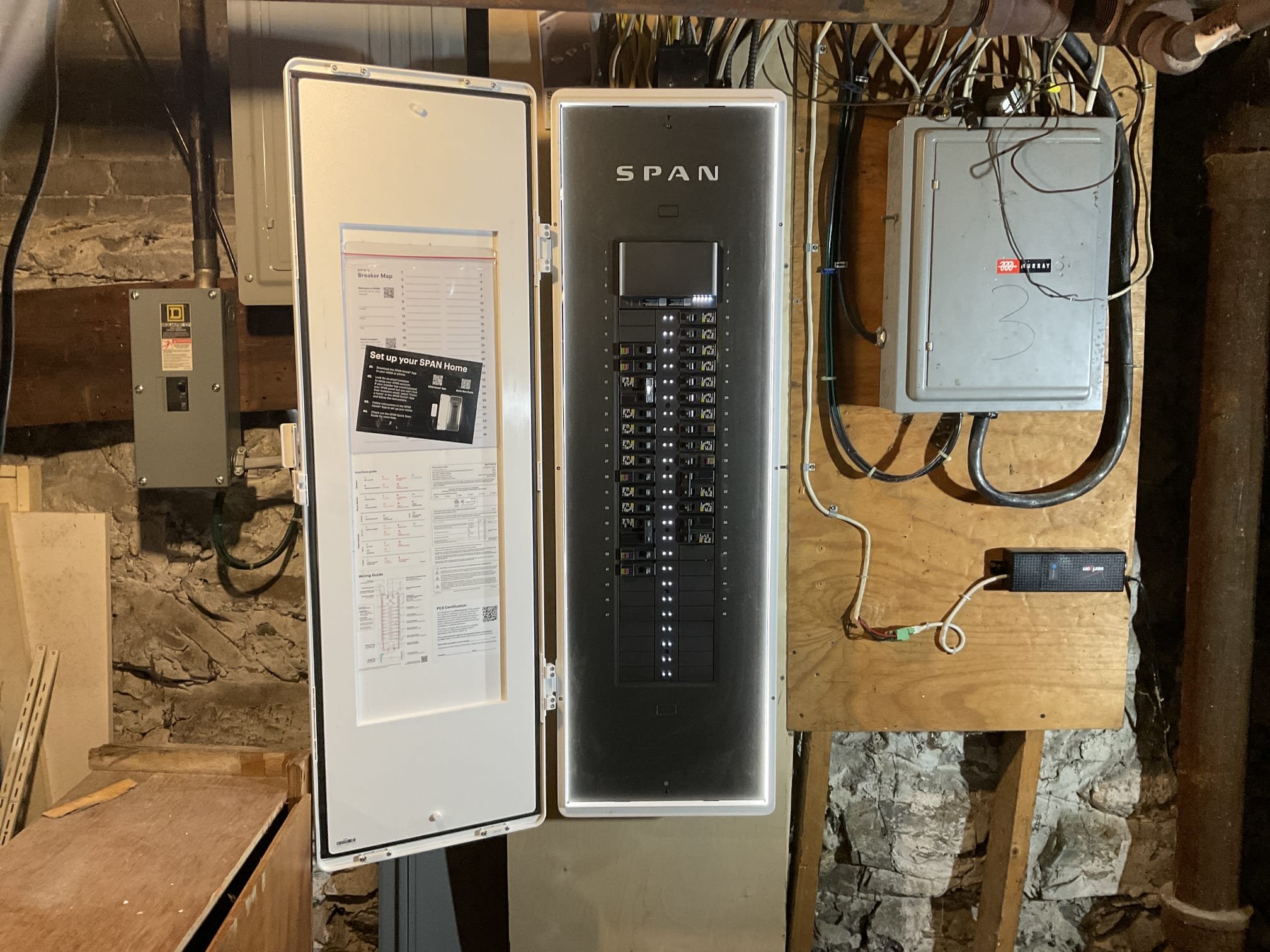 Akian Plumbing, Heating, Cooling & Electric installed a modern SPAN electrical panel to improve home safety and deliver long-term reliability.