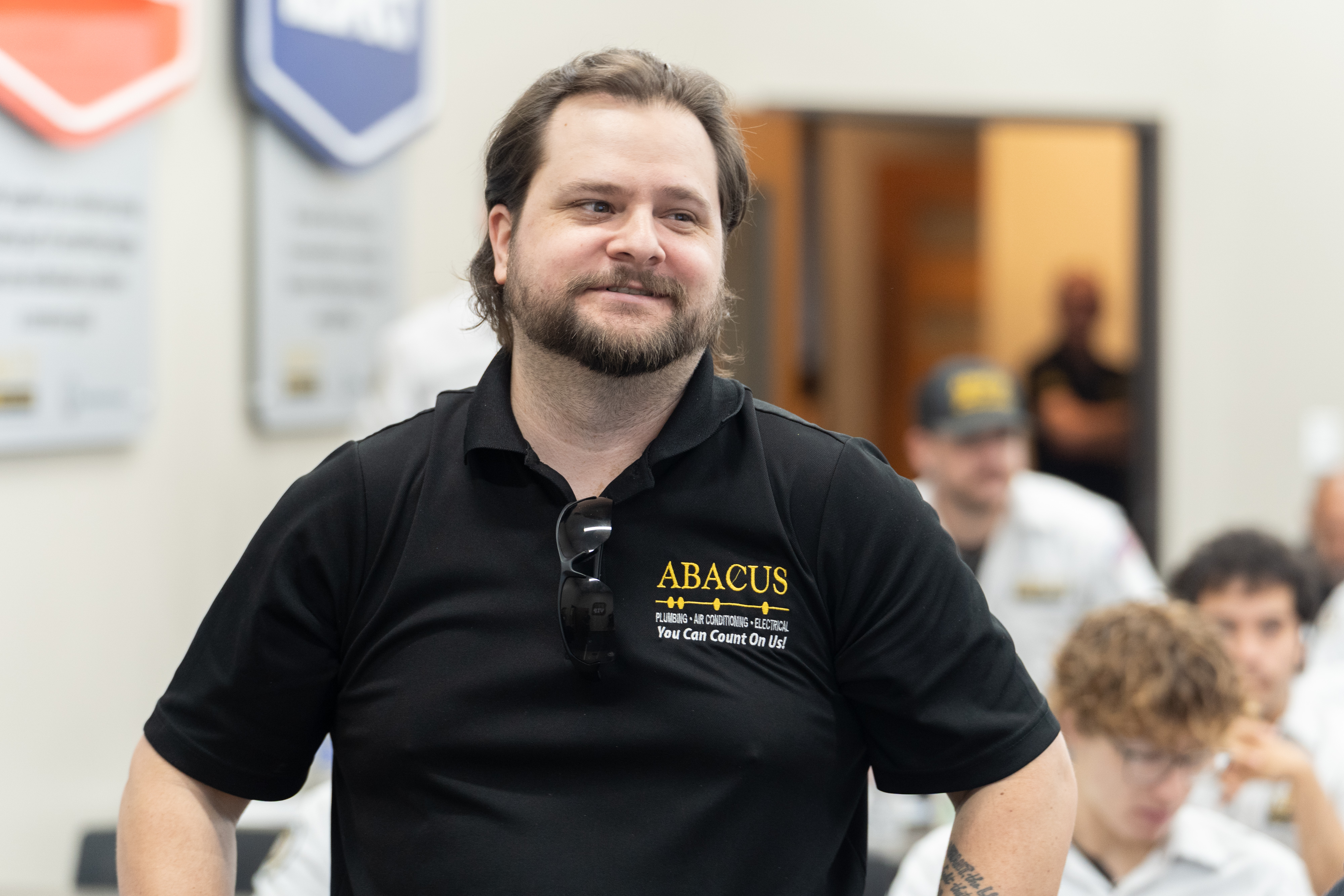 Showing skilled, friendly team members at work, Abacus Plumbing, Air Conditioning, & Electrical highlights the reliable service customers trust every day.