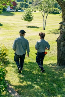 Friendly, professional technicians from Lloyd Plumbing, Heating, Air, Electrical arriving ready to solve your home comfort needs with care.